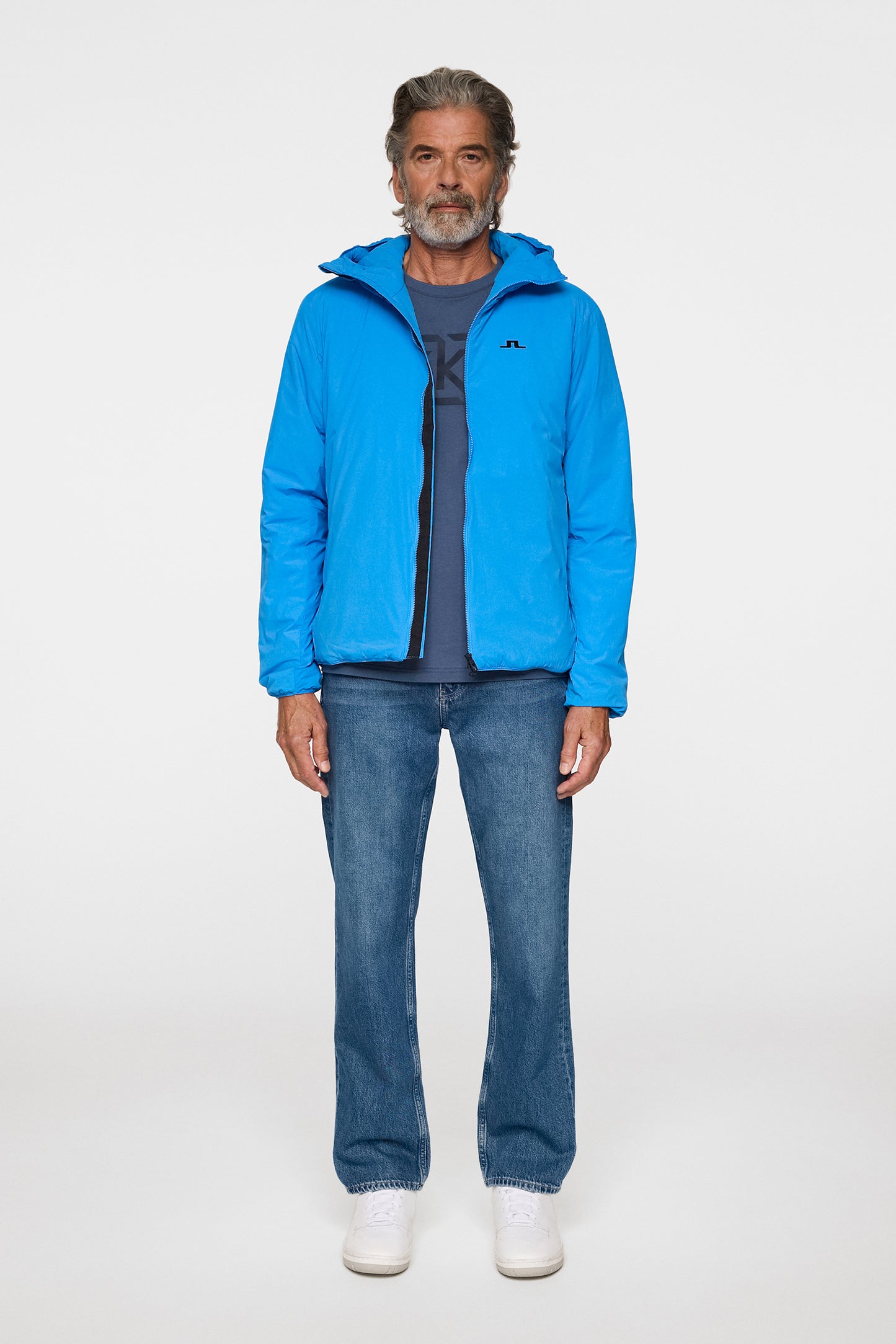 Clinton Hood in Sonic Blue by J.Lindeberg