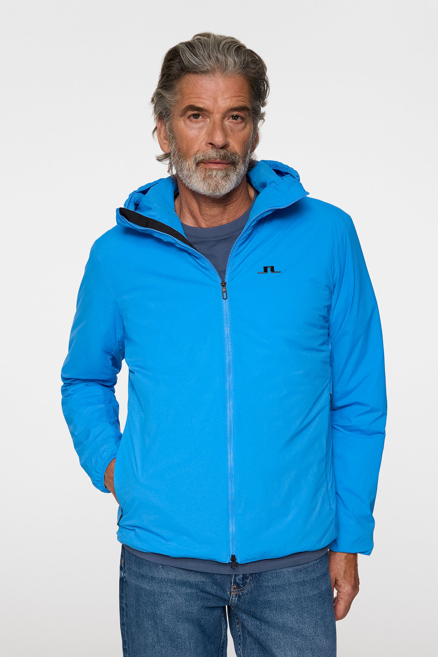 Clinton Hood in Sonic Blue by J.Lindeberg