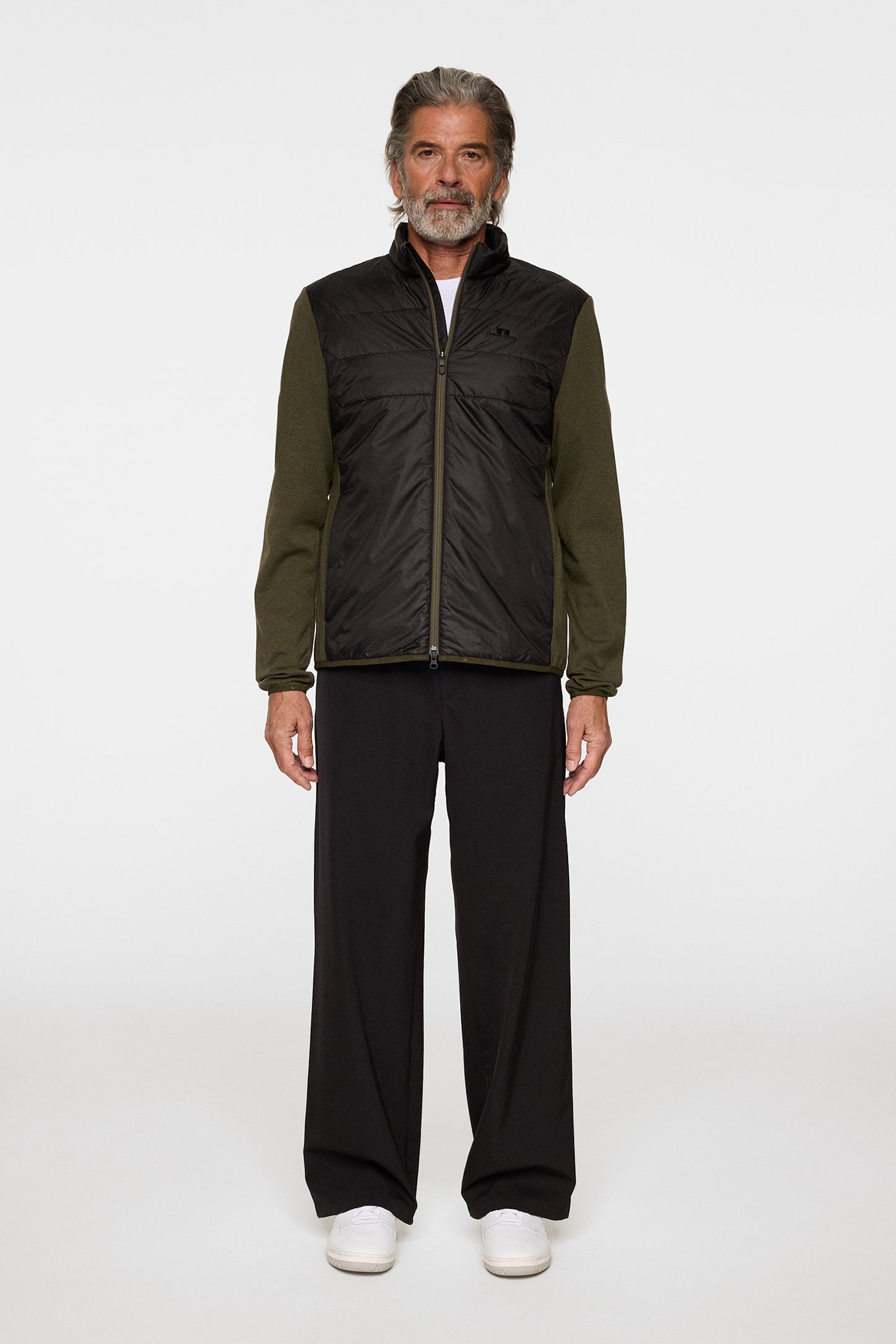 Gregory Hybrid Jacket in Forest Green by J.Lindeberg