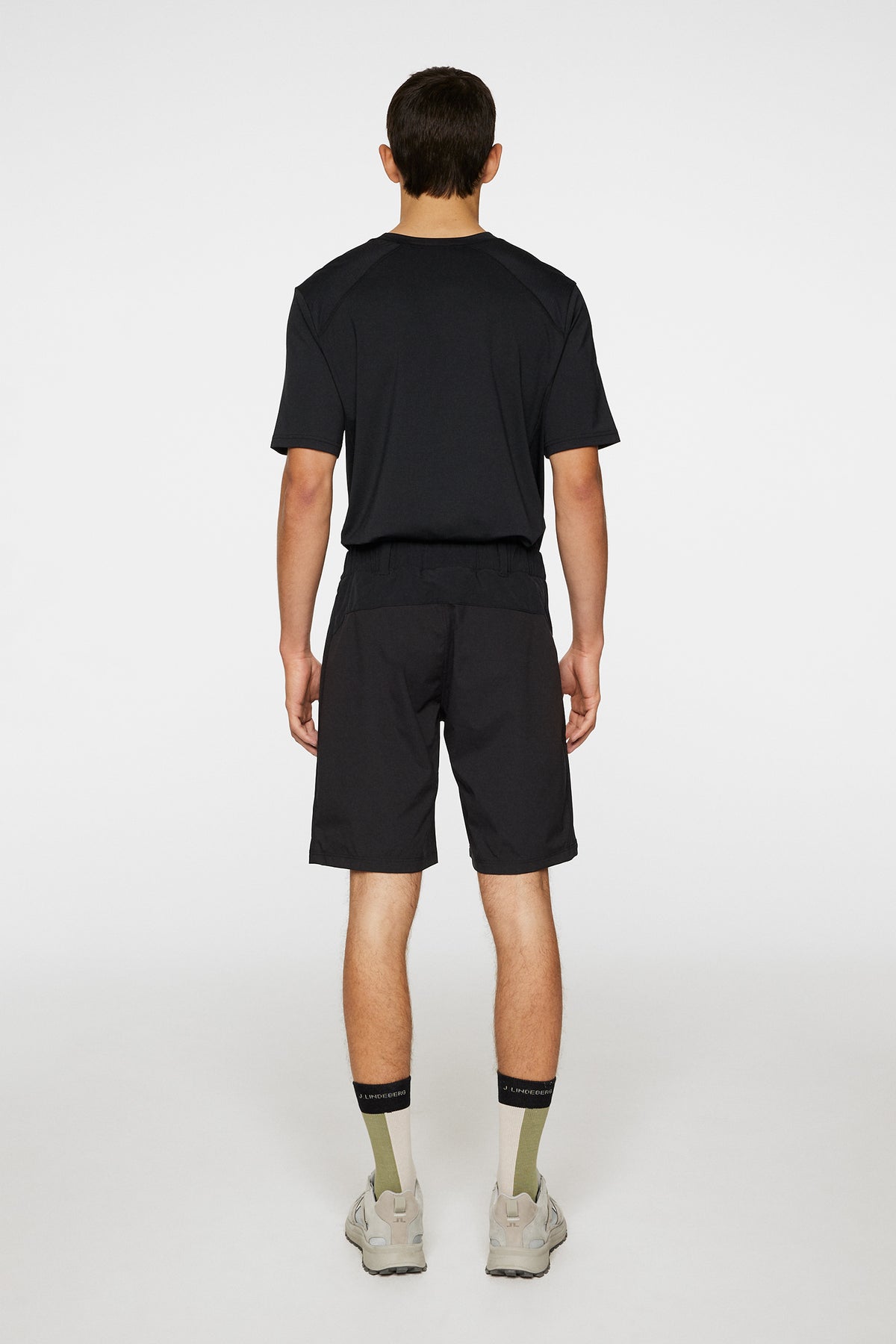 Adrian Softshell Shorts in Black by J.Lindeberg
