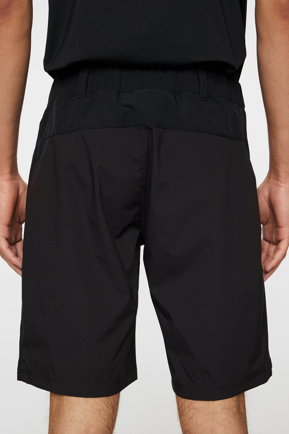 Adrian Softshell Shorts in Black by J.Lindeberg