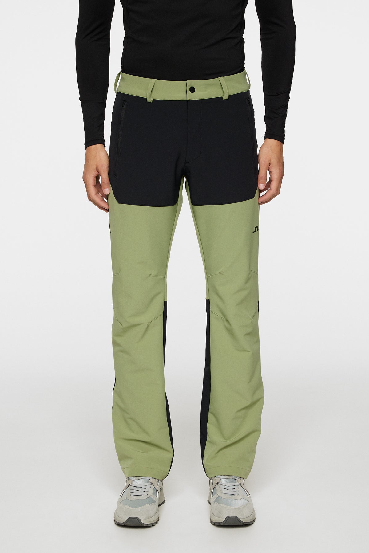 Marko Colour Block Pant in Oil Green by J.Lindeberg