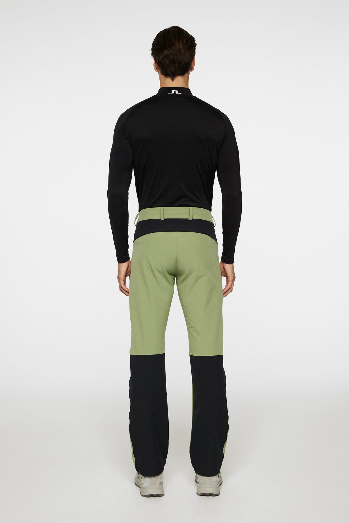 Marko Colour Block Pant in Oil Green by J.Lindeberg
