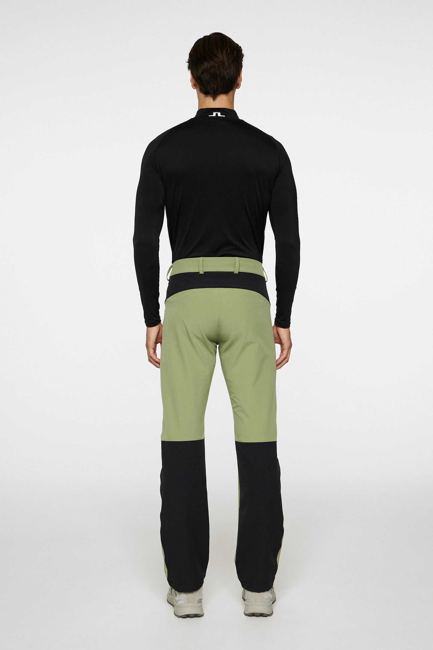 Marko Colour Block Pant in Oil Green by J.Lindeberg