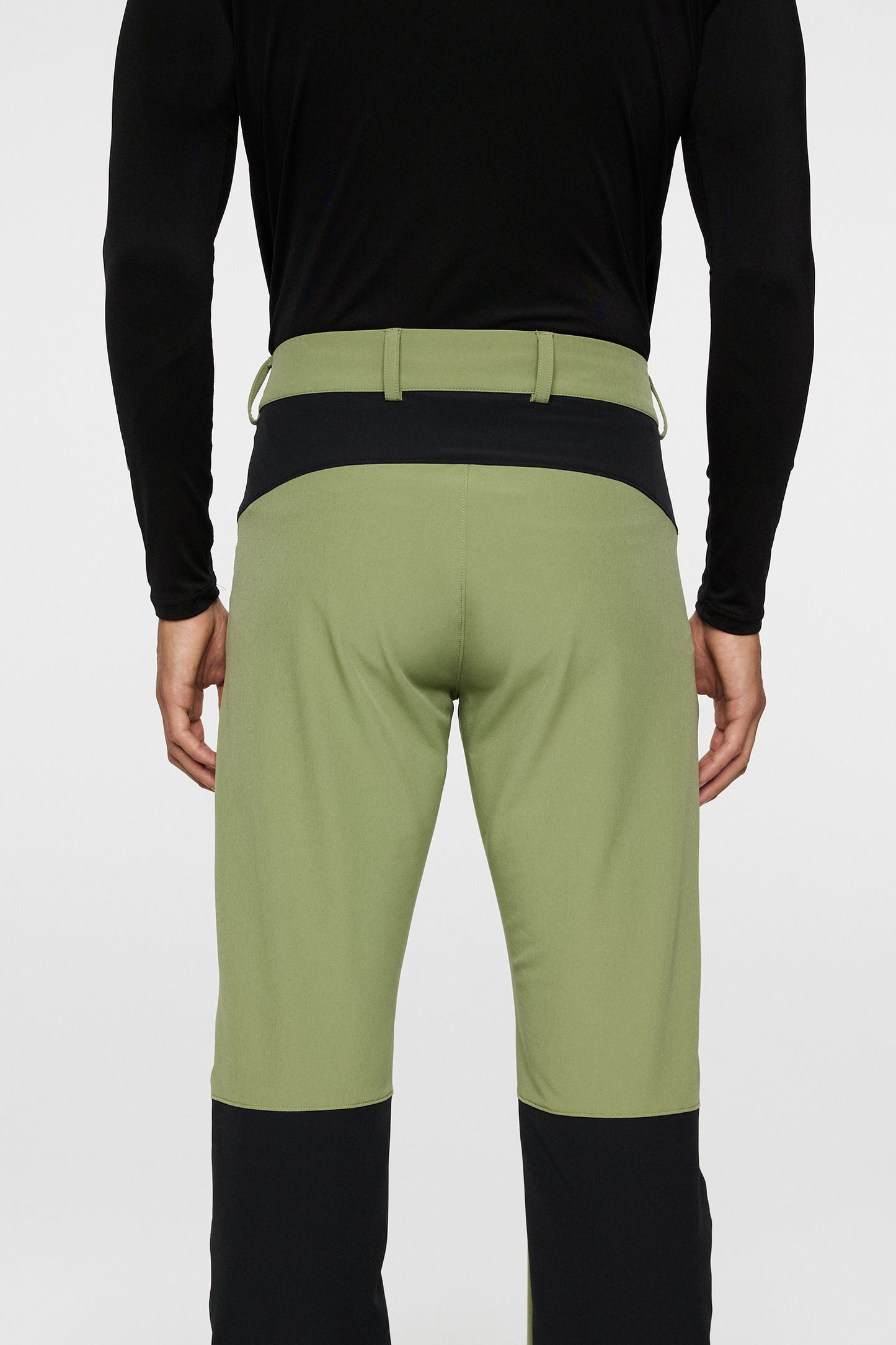 Marko Colour Block Pant in Oil Green by J.Lindeberg