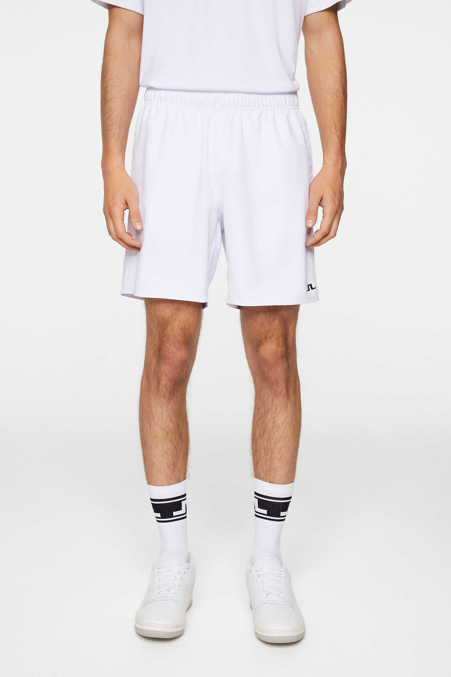 Preston Shorts in White by J.Lindeberg