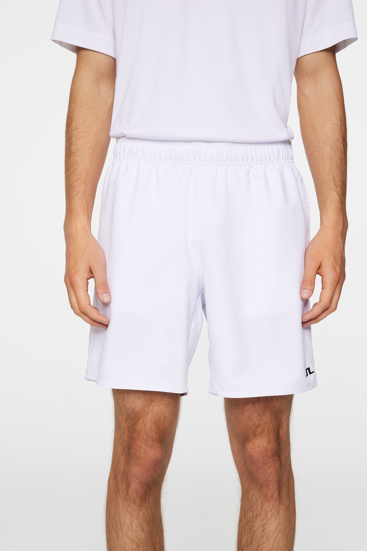 Preston Shorts in White by J.Lindeberg