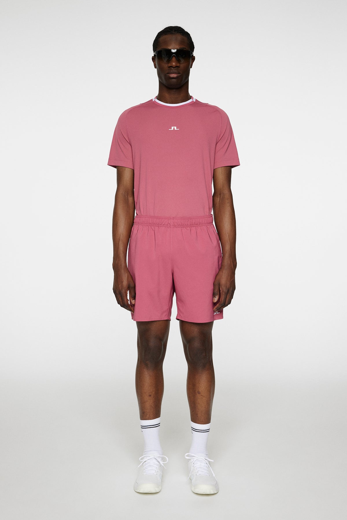 Preston Shorts in Rose Wine by J.Lindeberg
