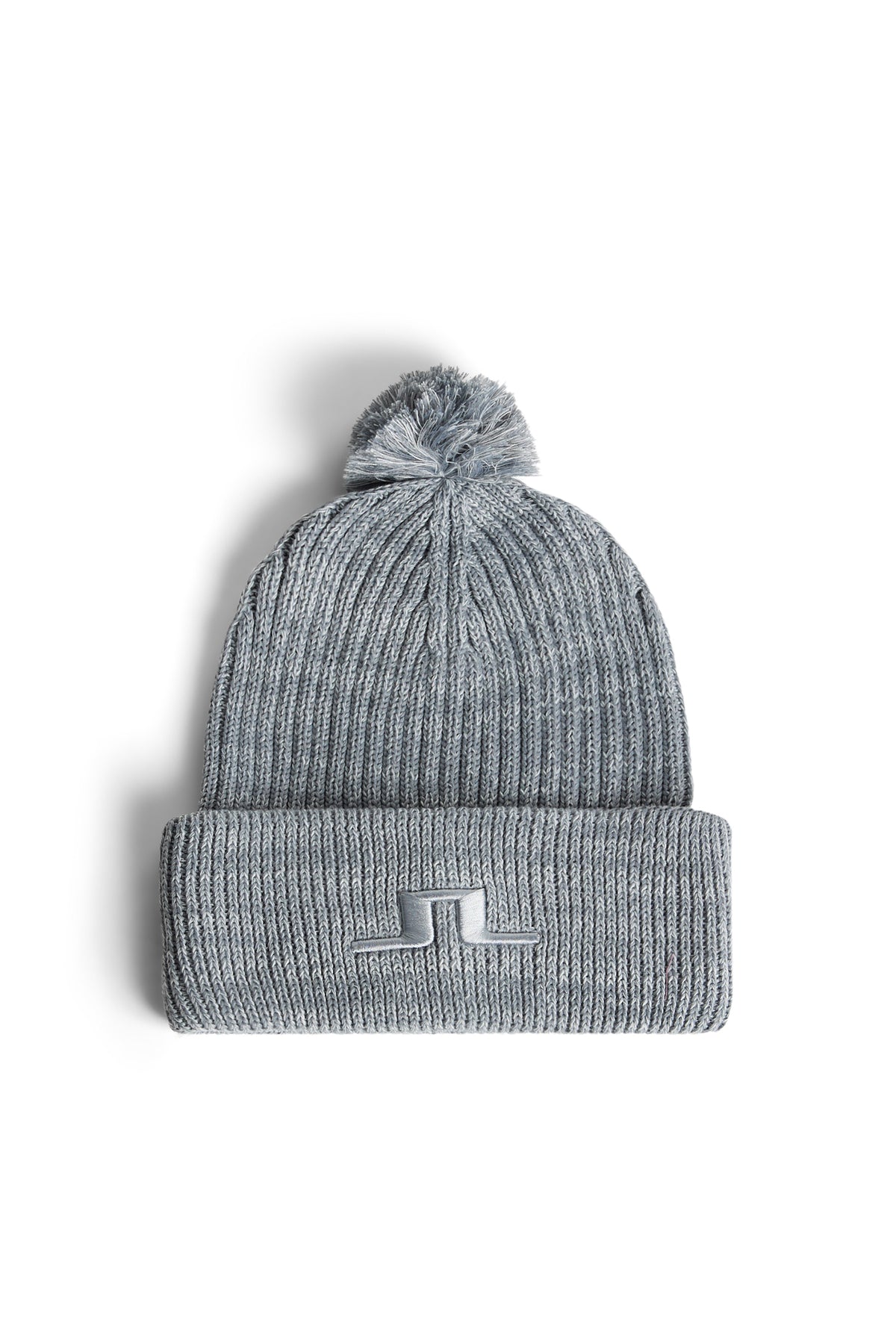Grace Beanie in Light Grey Melange by J.Lindeberg