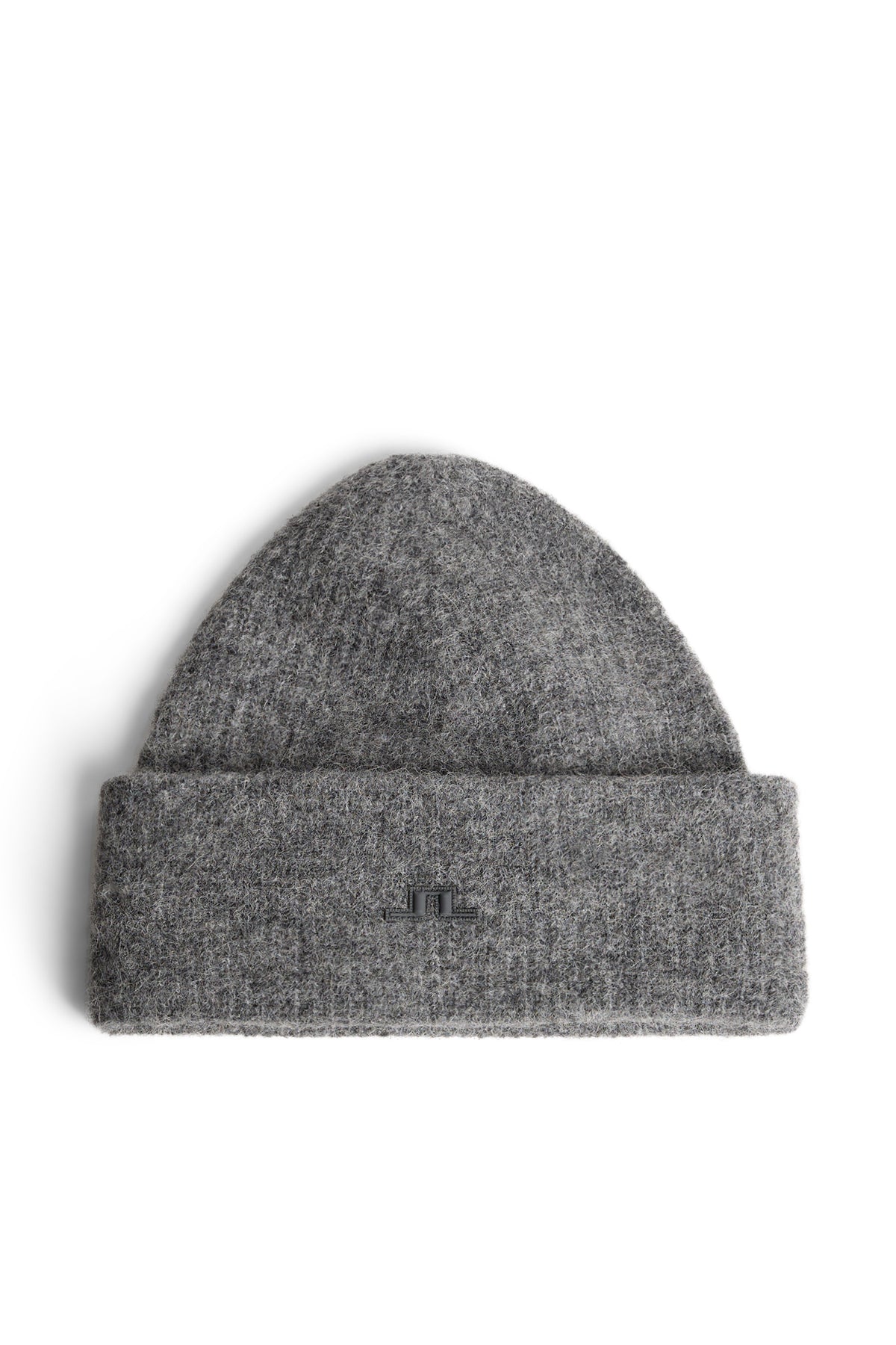 Elsa Beanie in Dark Grey Melange by J.Lindeberg