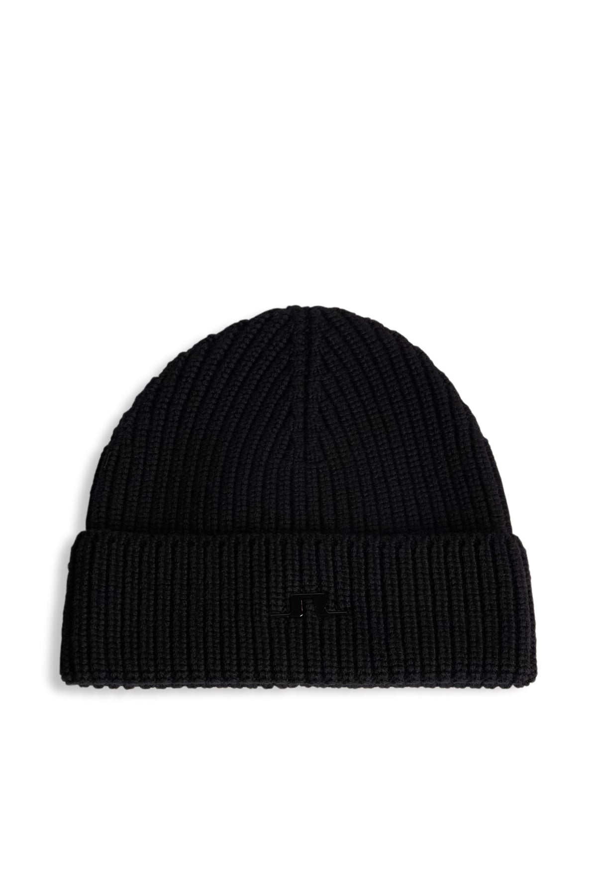 Joan Merino Beanie in Black by J.Lindeberg