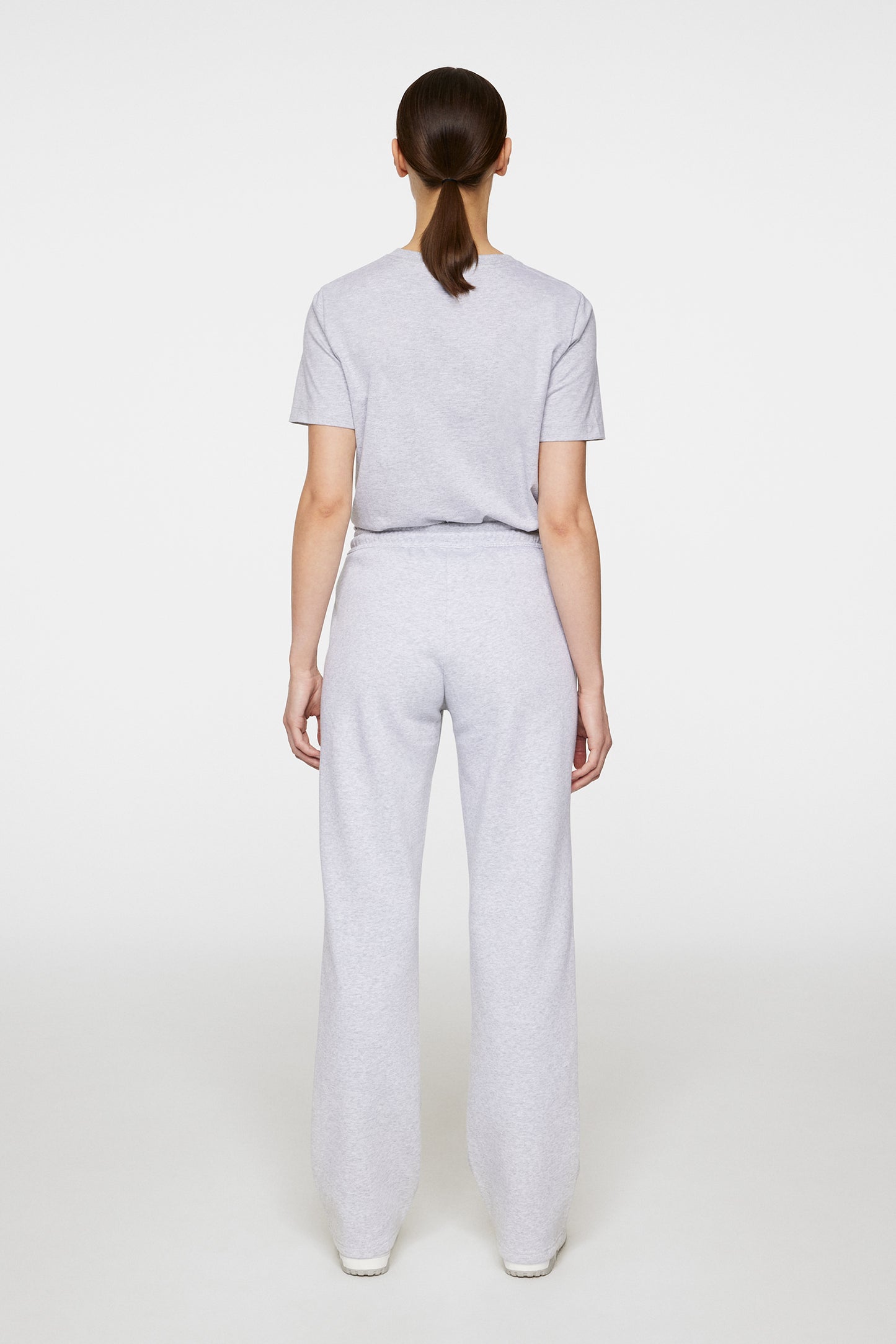 W Alpha Pant in Light Grey Melange by J.Lindeberg