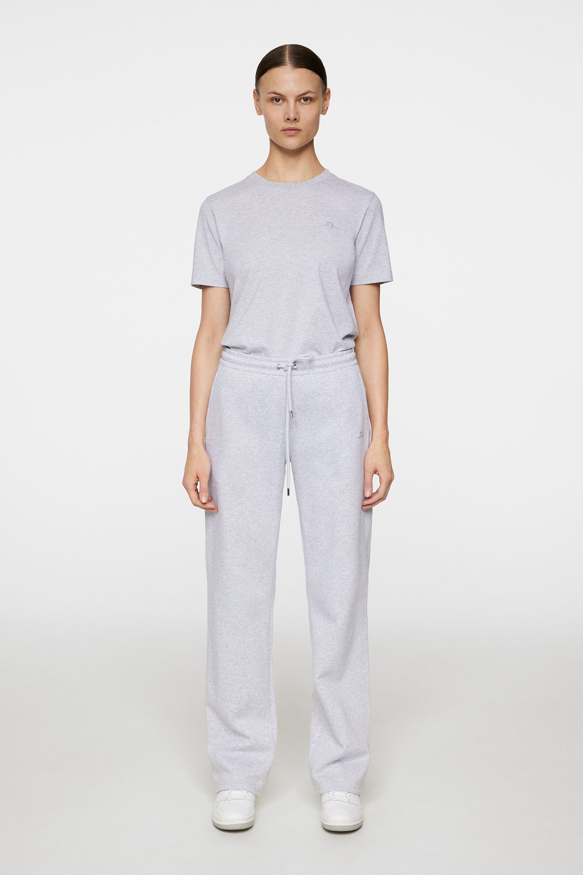 W Alpha Pant in Light Grey Melange by J.Lindeberg