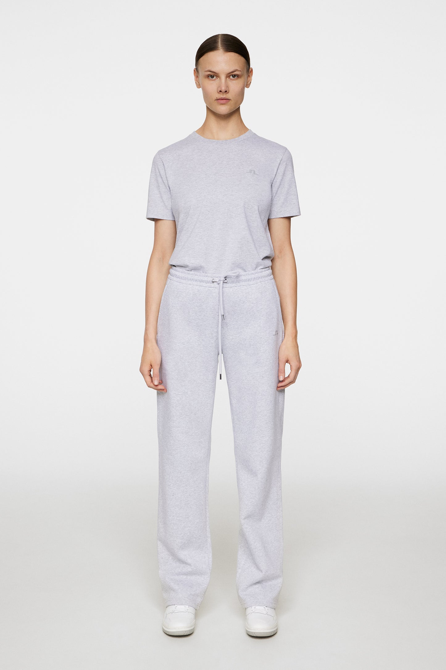 W Alpha Pant in Light Grey Melange by J.Lindeberg