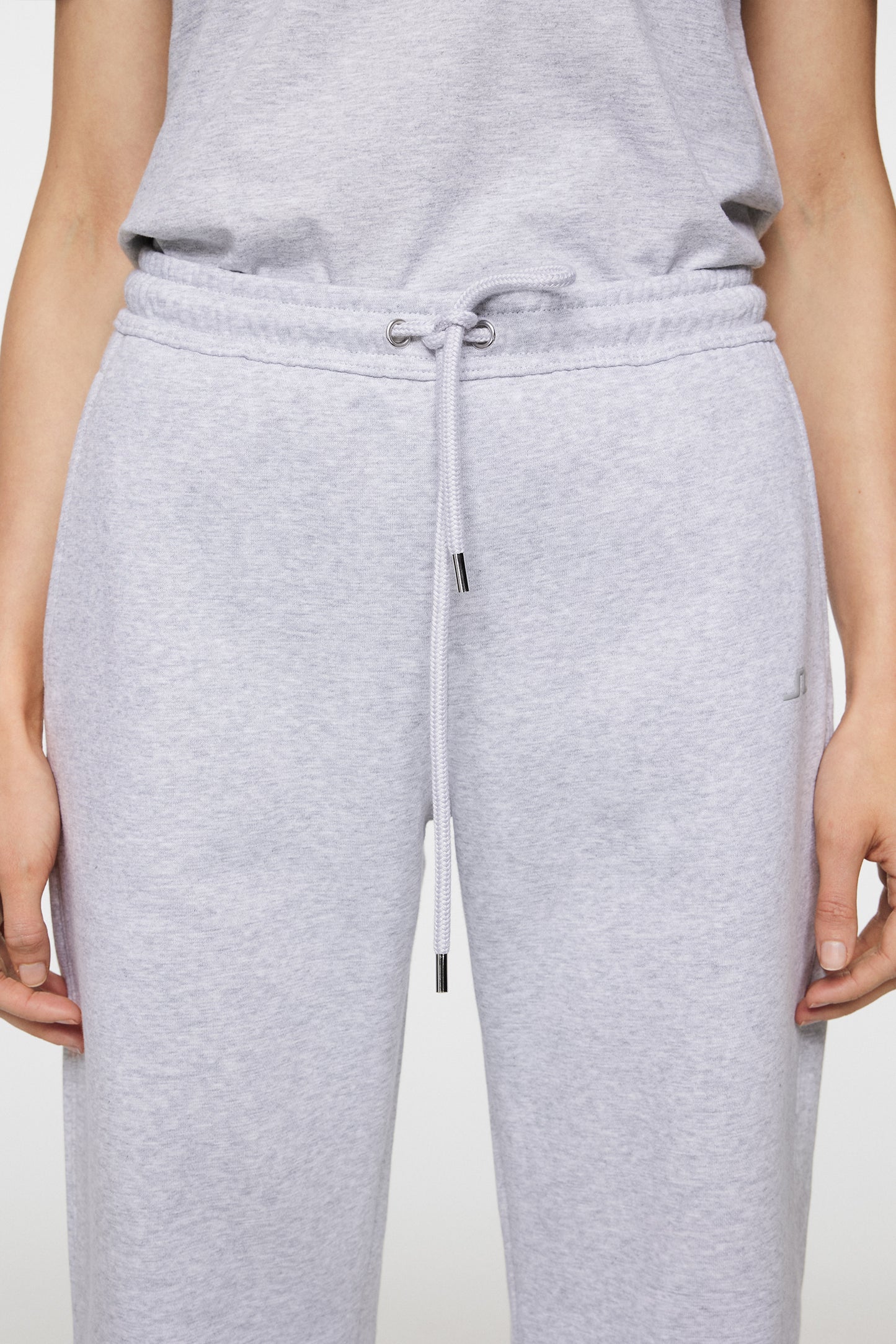 W Alpha Pant in Light Grey Melange by J.Lindeberg