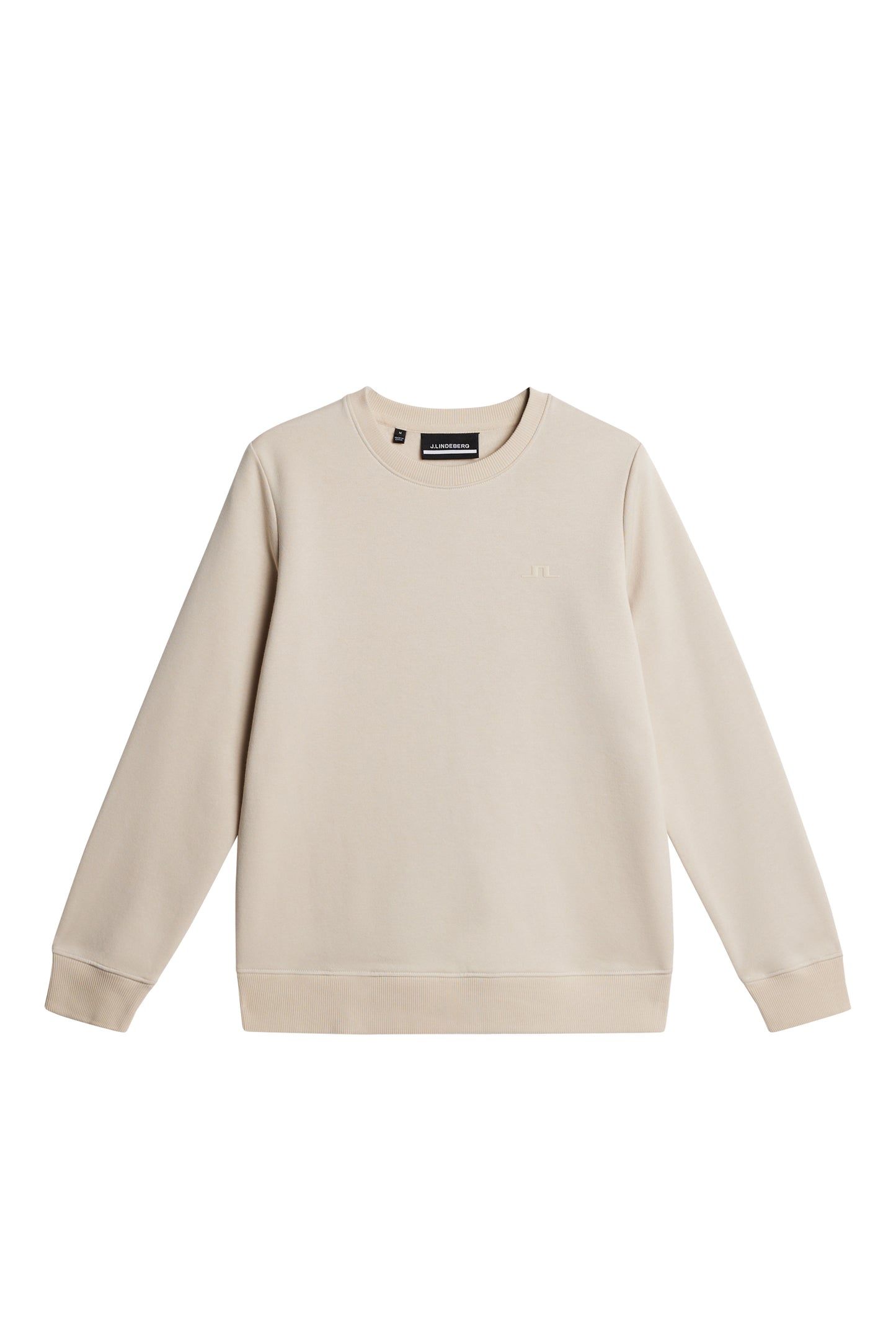 W Alpha Crew Neck in Moonbeam by J.Lindeberg
