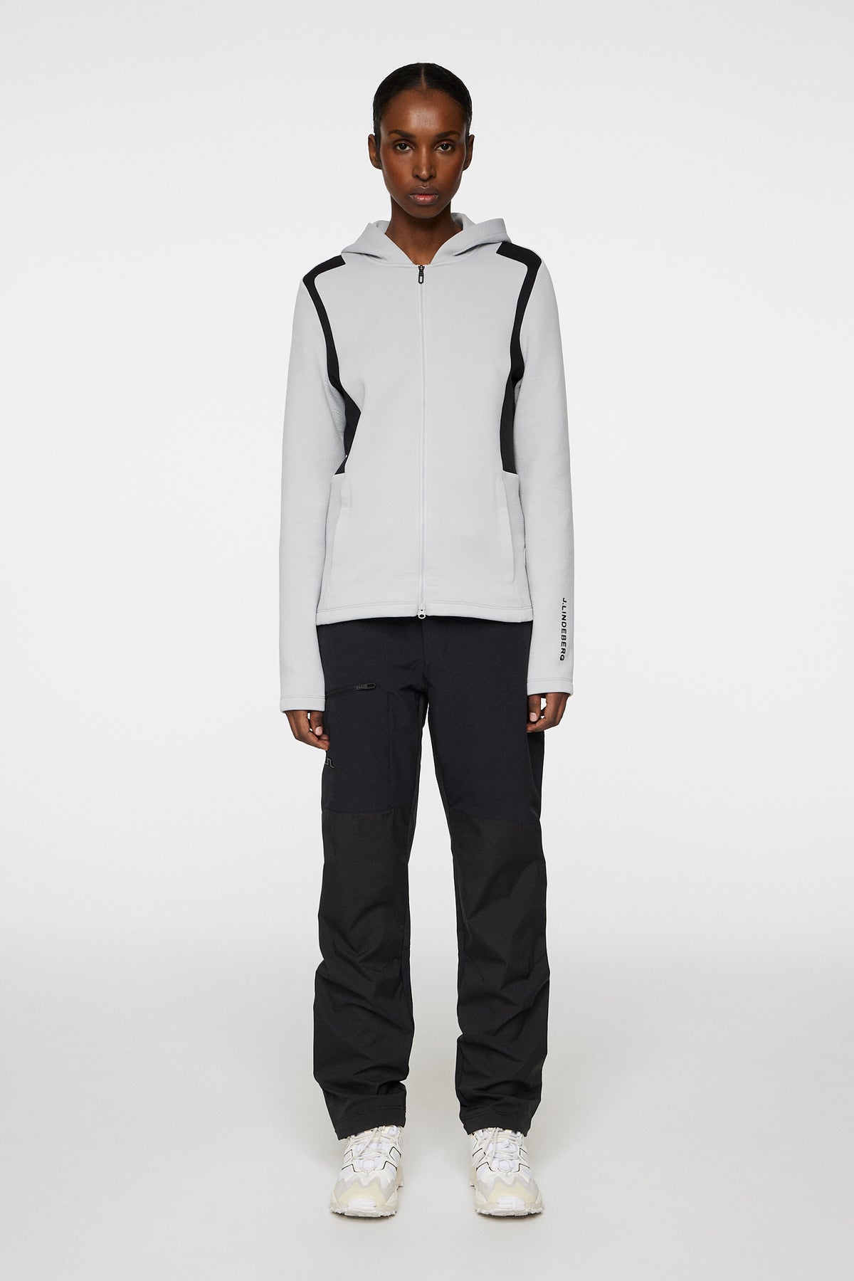 Ella Zip Hood in High Rise by J.Lindeberg