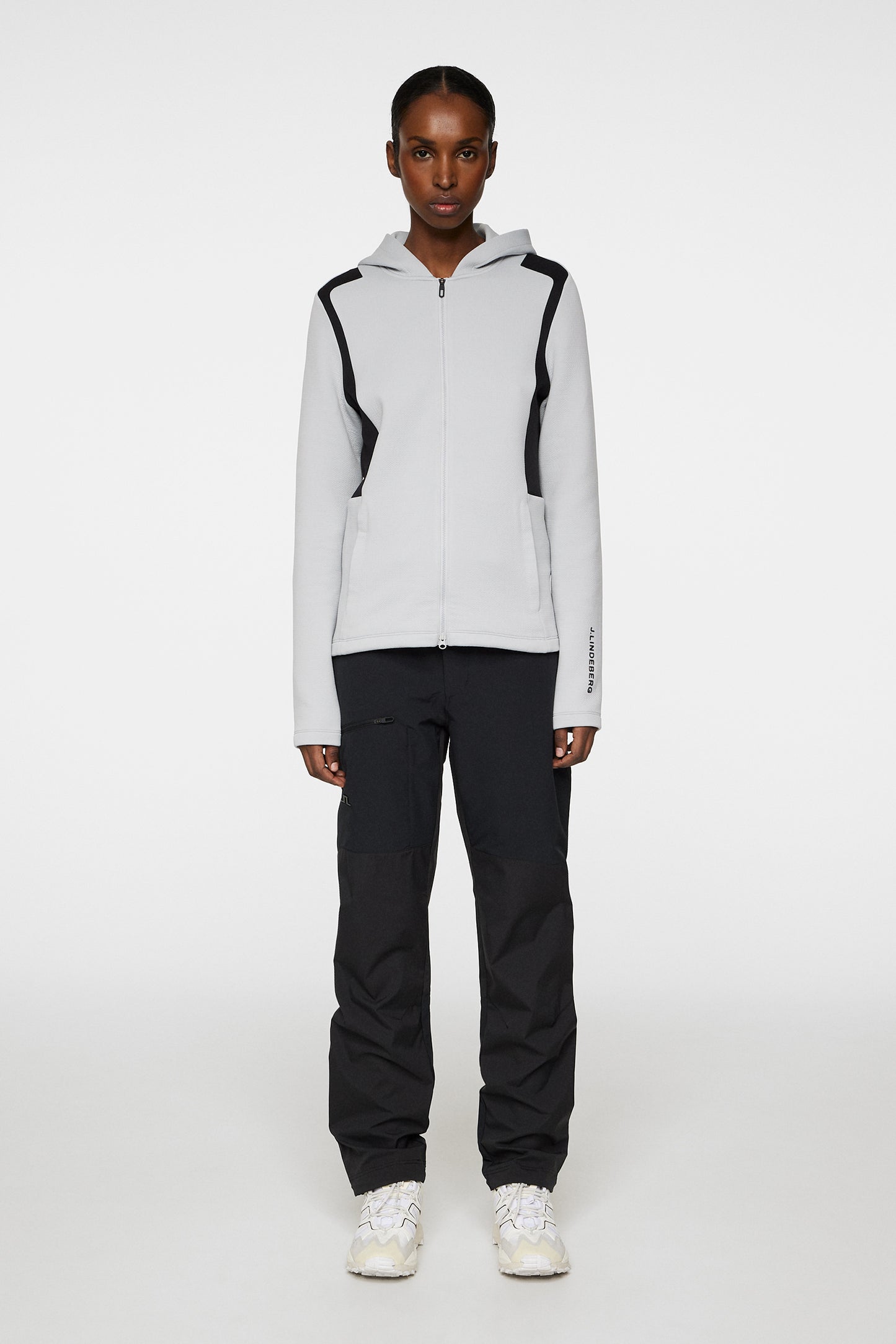 Ella Zip Hood in High Rise by J.Lindeberg