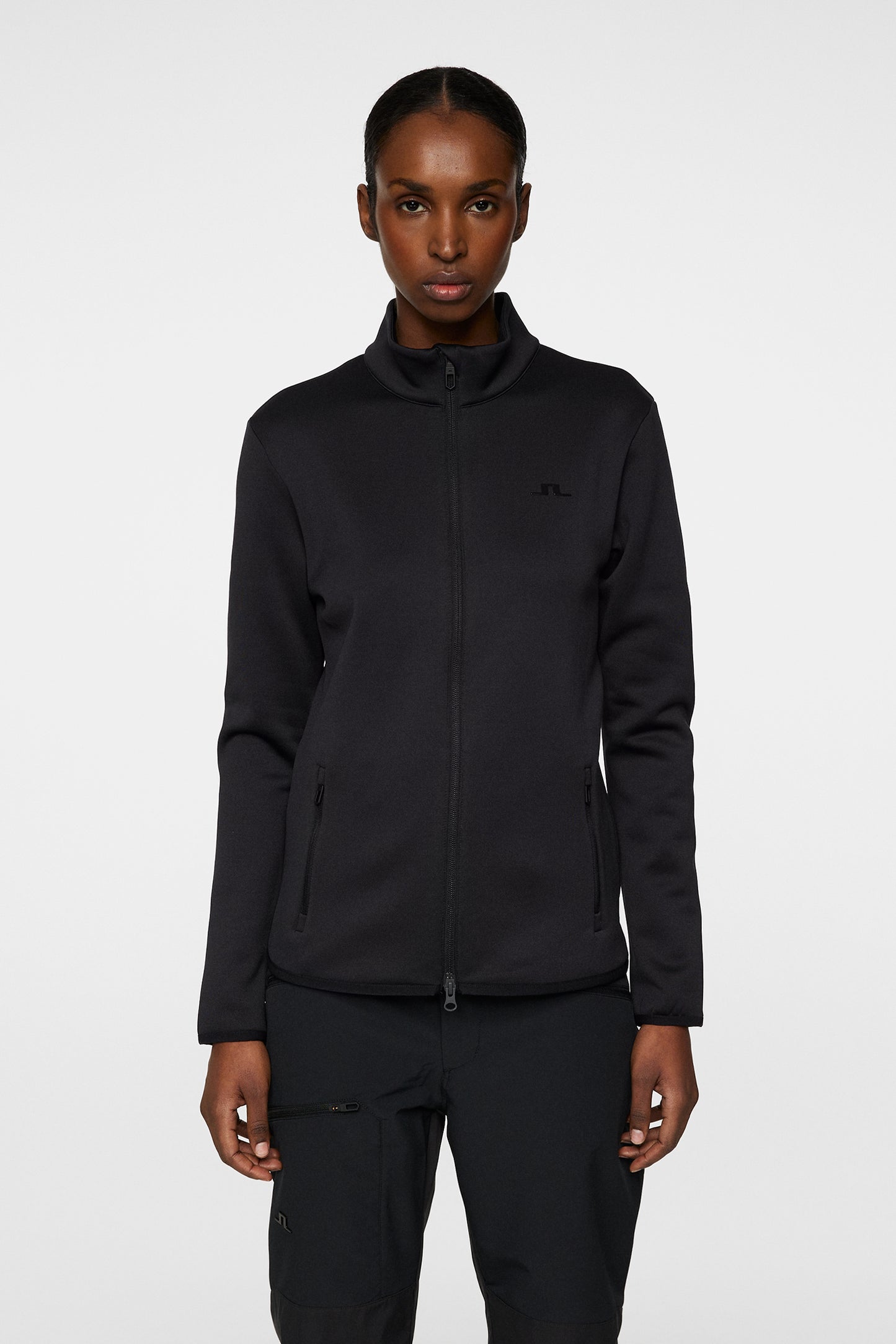 Milly Polartec Mid Layer in Black by J.Lindeberg