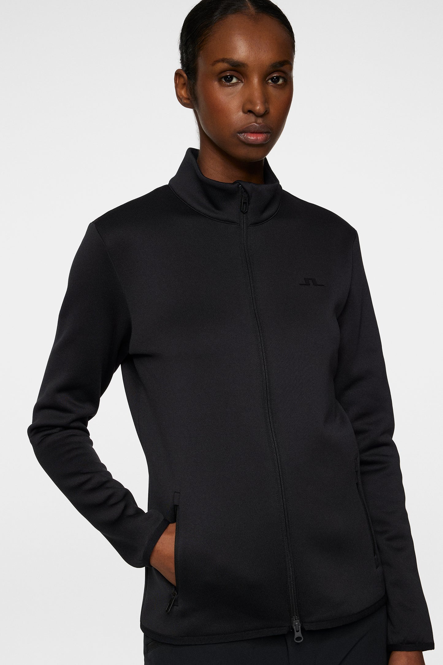 Milly Polartec Mid Layer in Black by J.Lindeberg