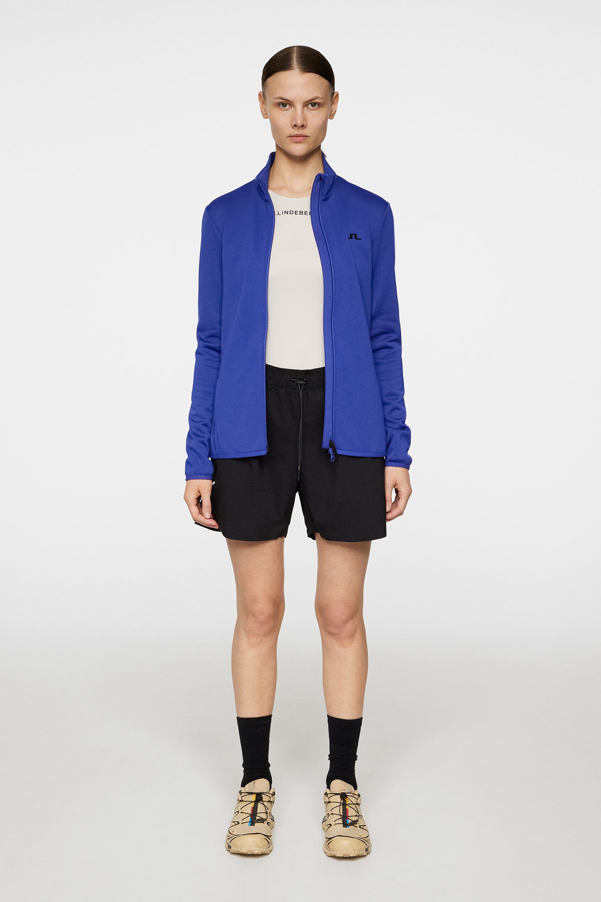 Milly Polartec Mid Layer in Clematis Blue by J.Lindeberg