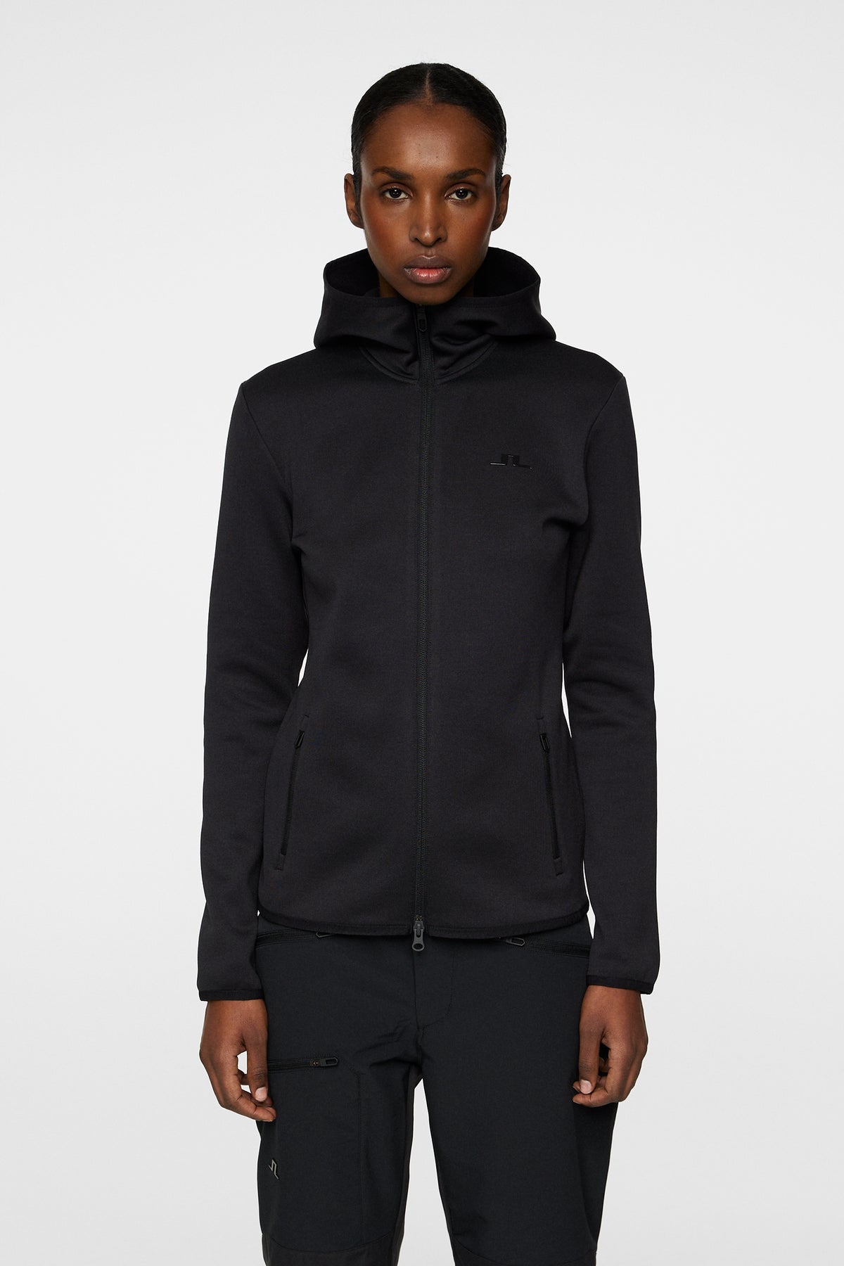 Milly Polartec Hood in Black by J.Lindeberg