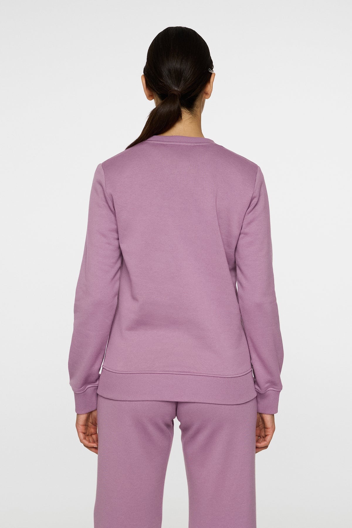 W Alpha Crew Neck in Very Grape by J.Lindeberg
