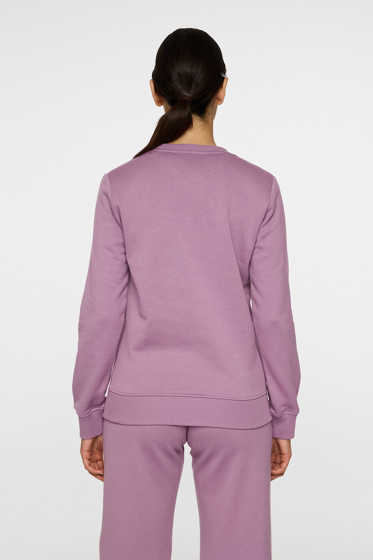W Alpha Crew Neck in Very Grape by J.Lindeberg