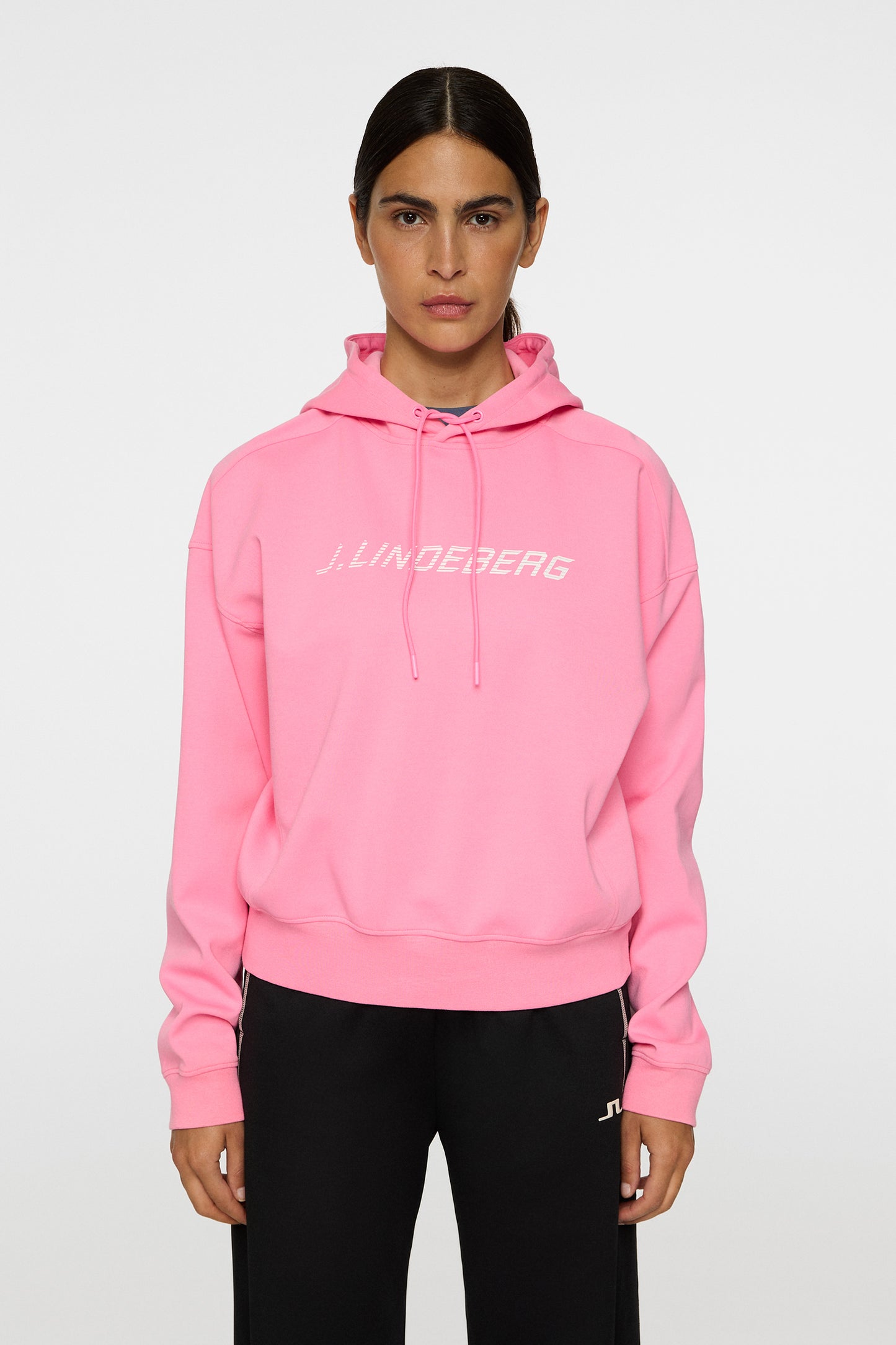 Dawn Hoodie in Eosine Pink by J.Lindeberg