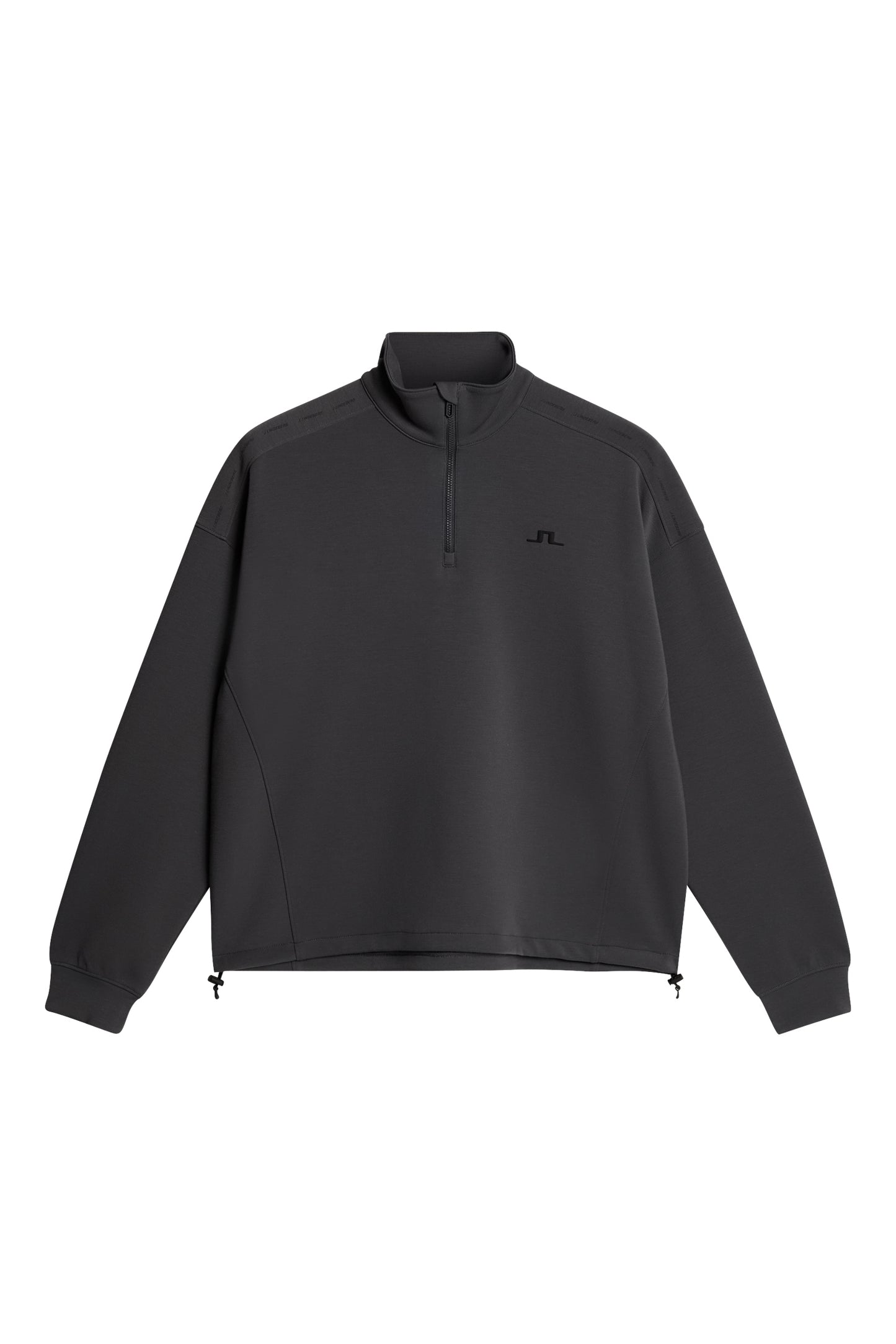 Airy Zip Sweatshirt in Asphalt by J.Lindeberg