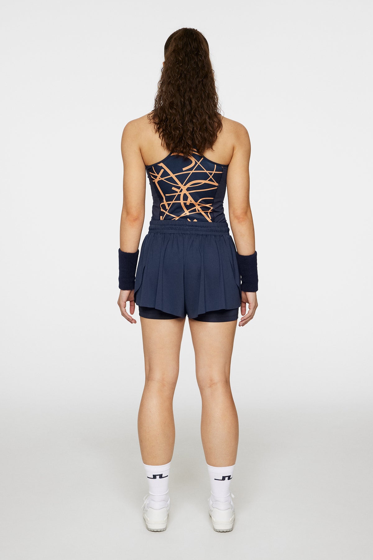 Paulina Jersey Shorts in JL Navy by J.Lindeberg