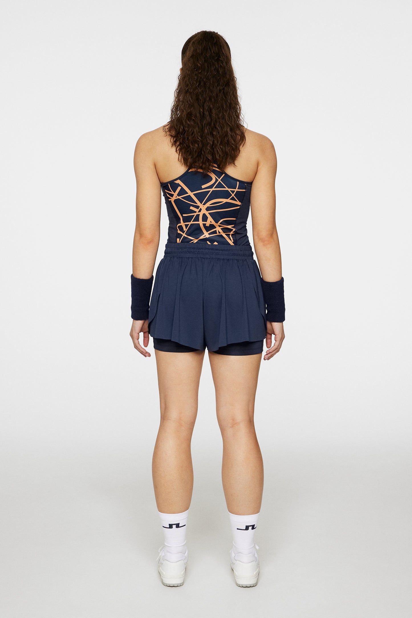 Paulina Jersey Shorts in JL Navy by J.Lindeberg