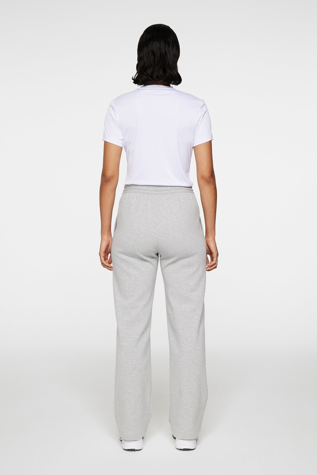 Mikki Sweatpants in Light Grey Melange by J.Lindeberg