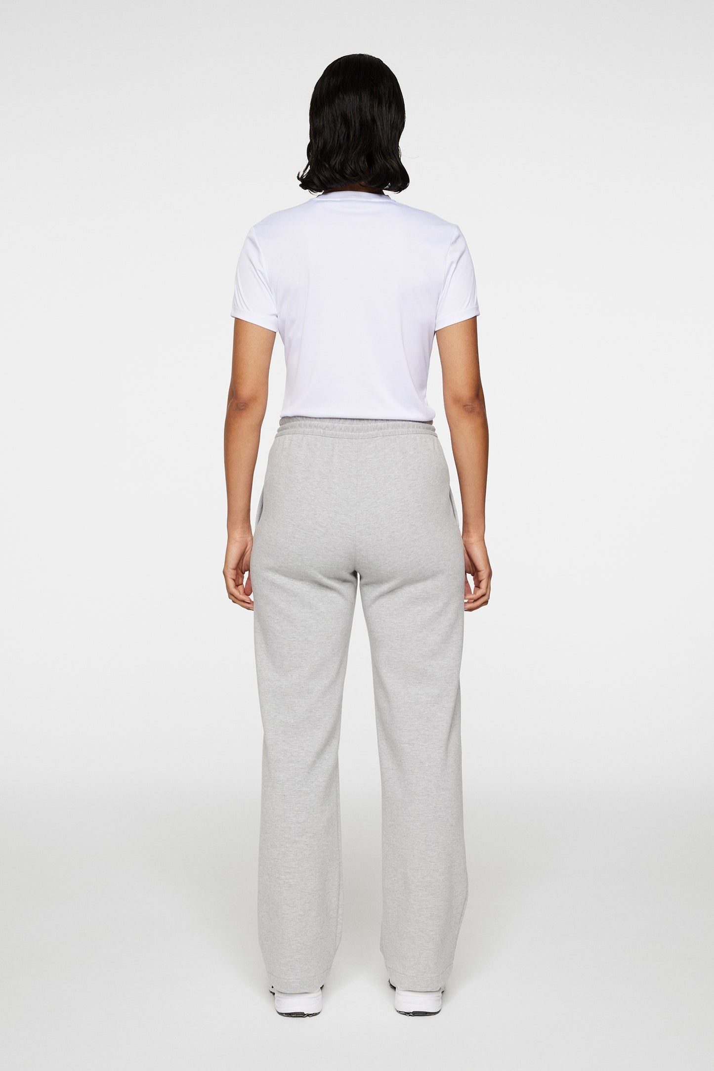 Mikki Sweatpants in Light Grey Melange by J.Lindeberg
