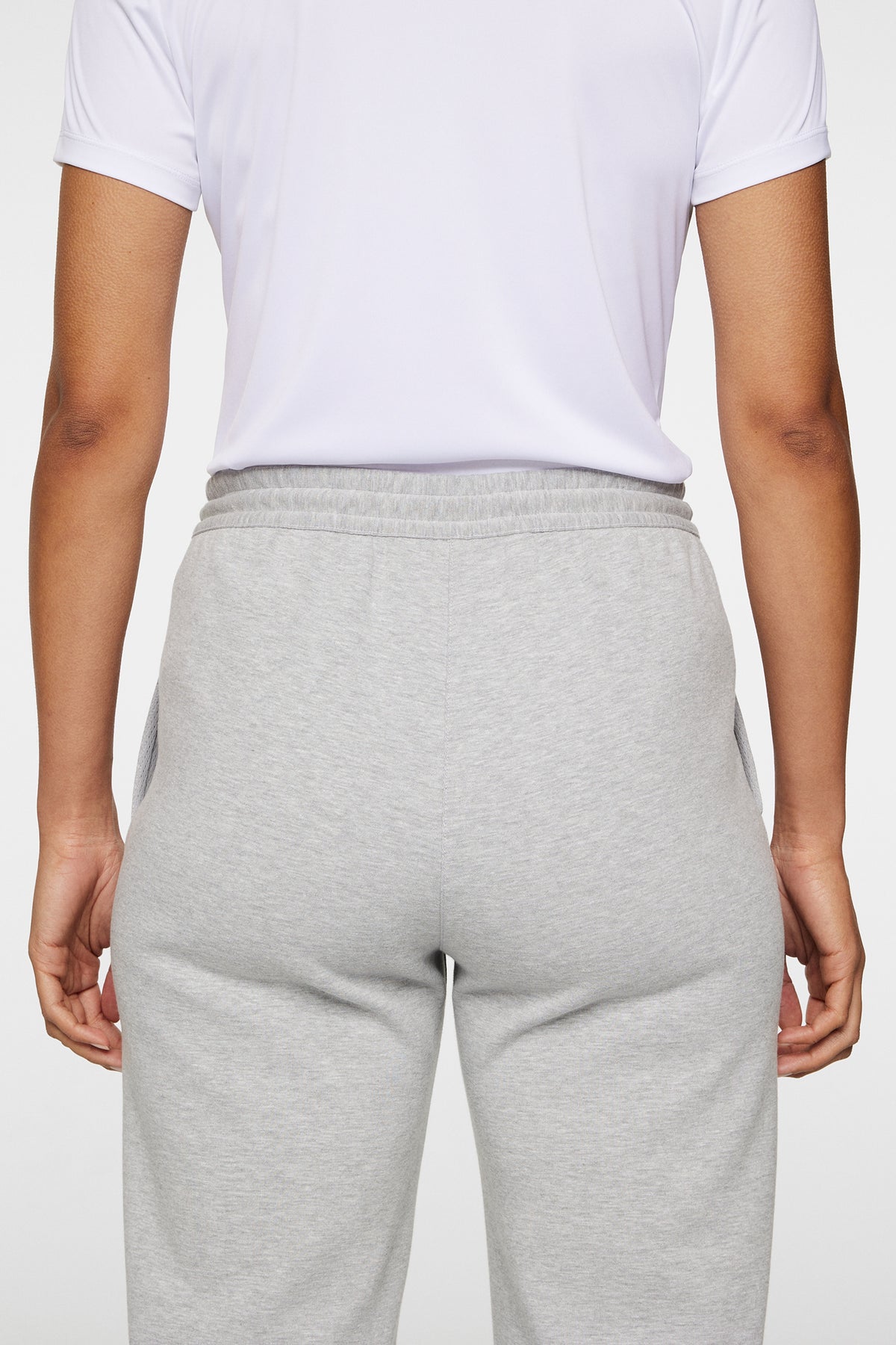 Mikki Sweatpants in Light Grey Melange by J.Lindeberg