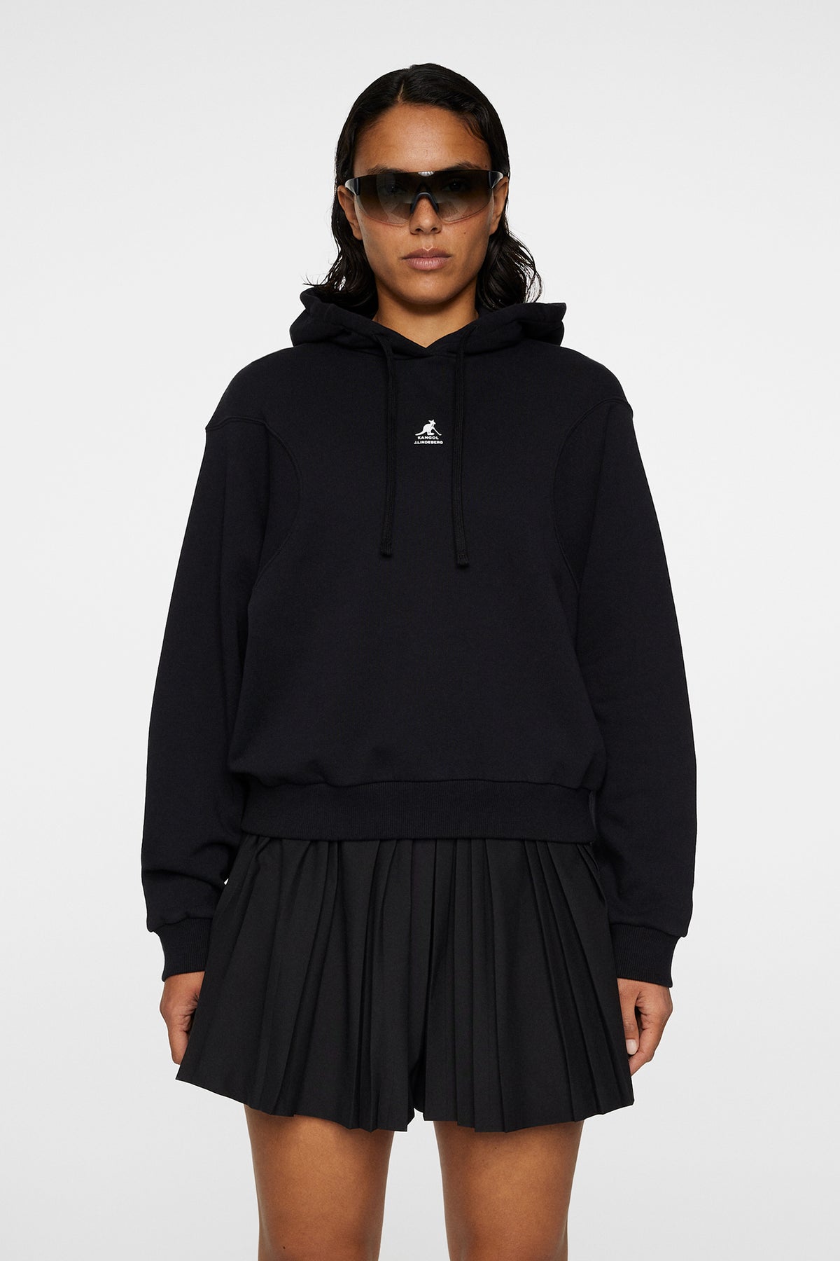 Sandie Hoodie in Black by J.Lindeberg