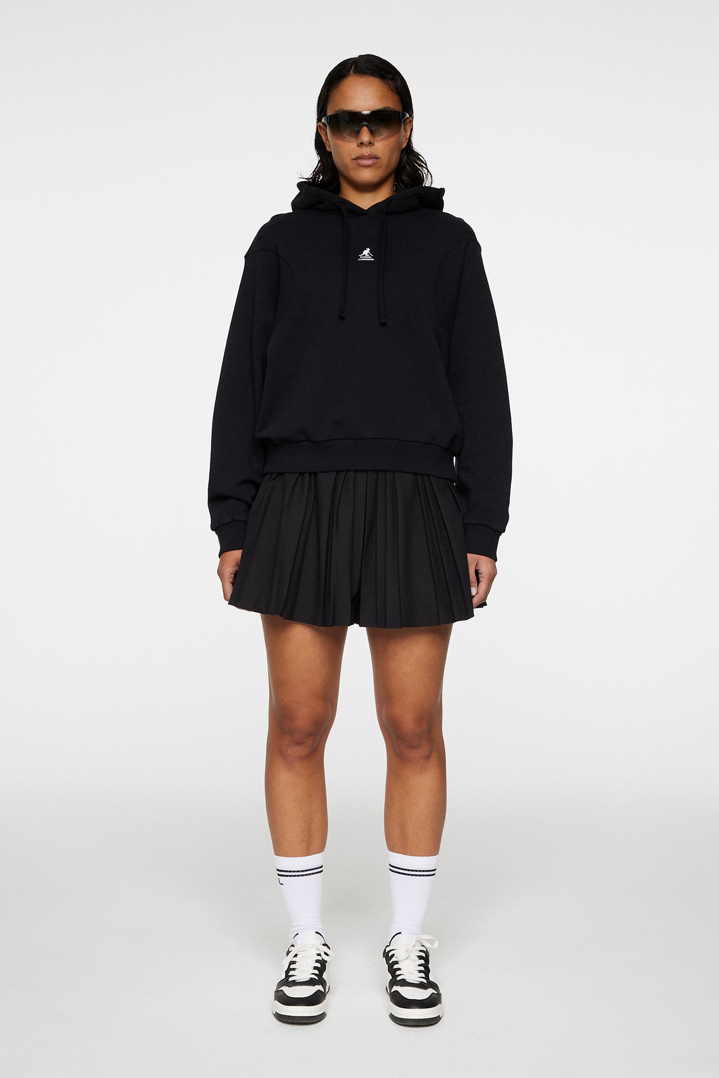 Sandie Hoodie in Black by J.Lindeberg
