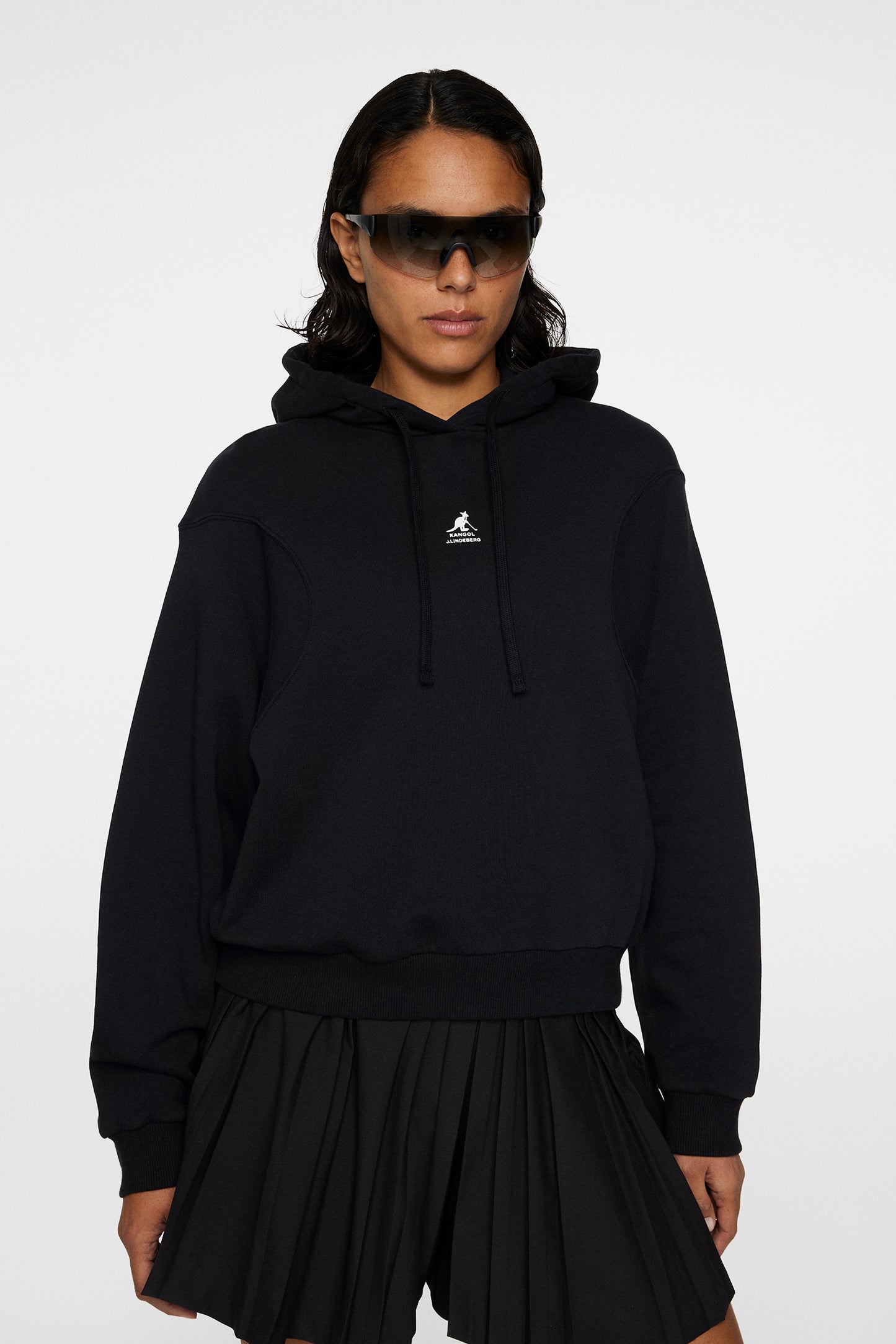 Sandie Hoodie in Black by J.Lindeberg