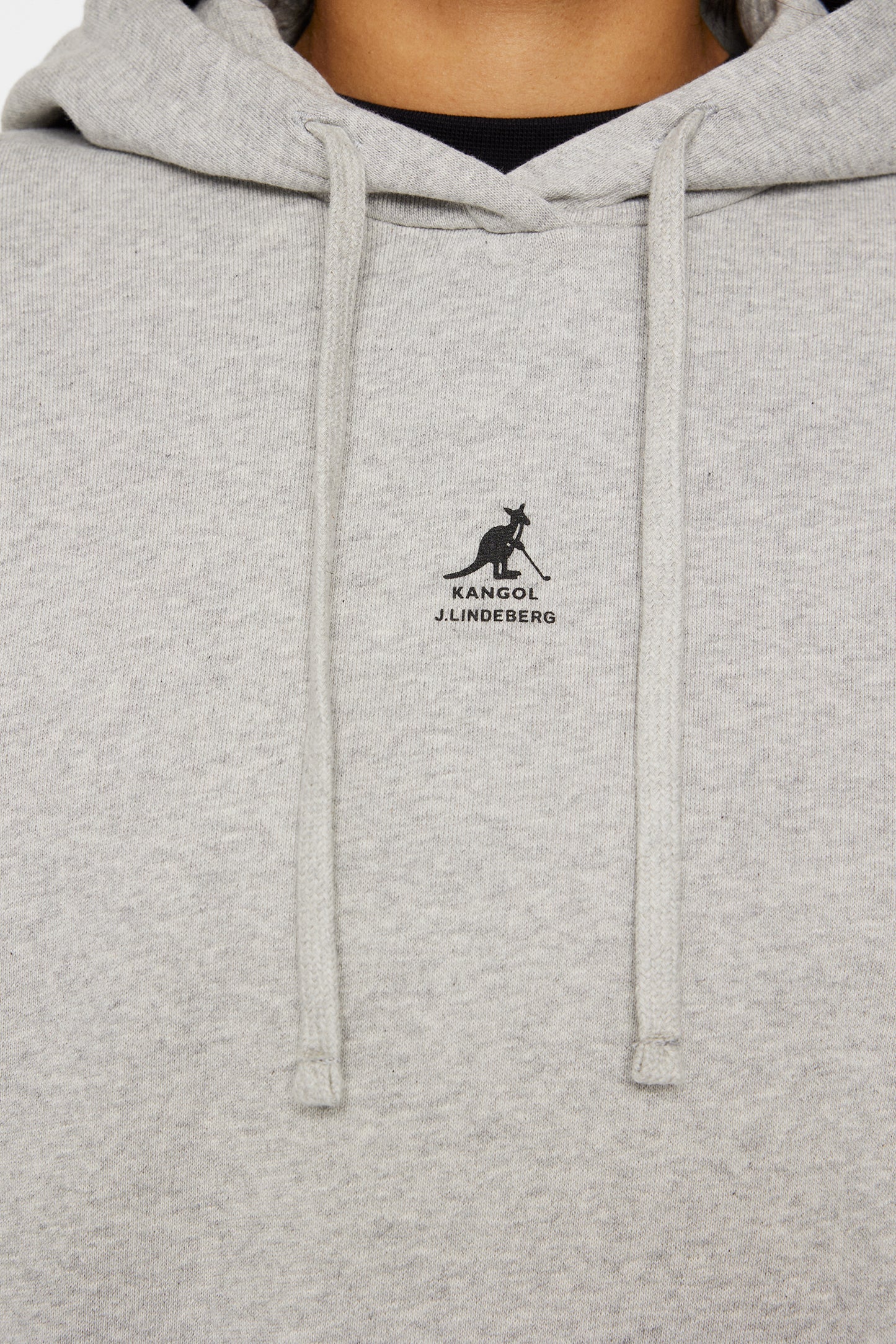Sandie Hoodie in Light Grey Melange by J.Lindeberg