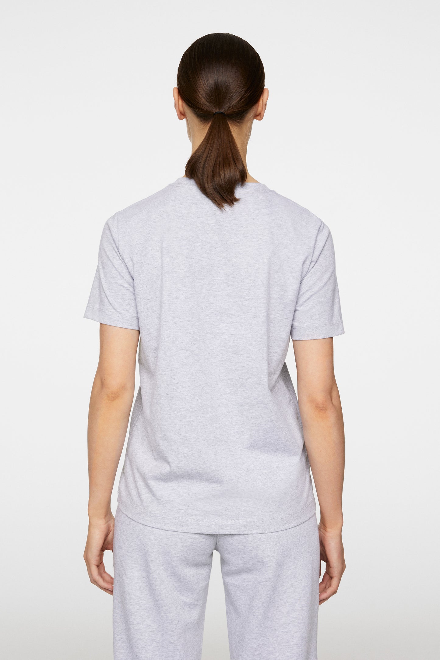 W Alpha T-shirt in Light Grey Melange by J.Lindeberg