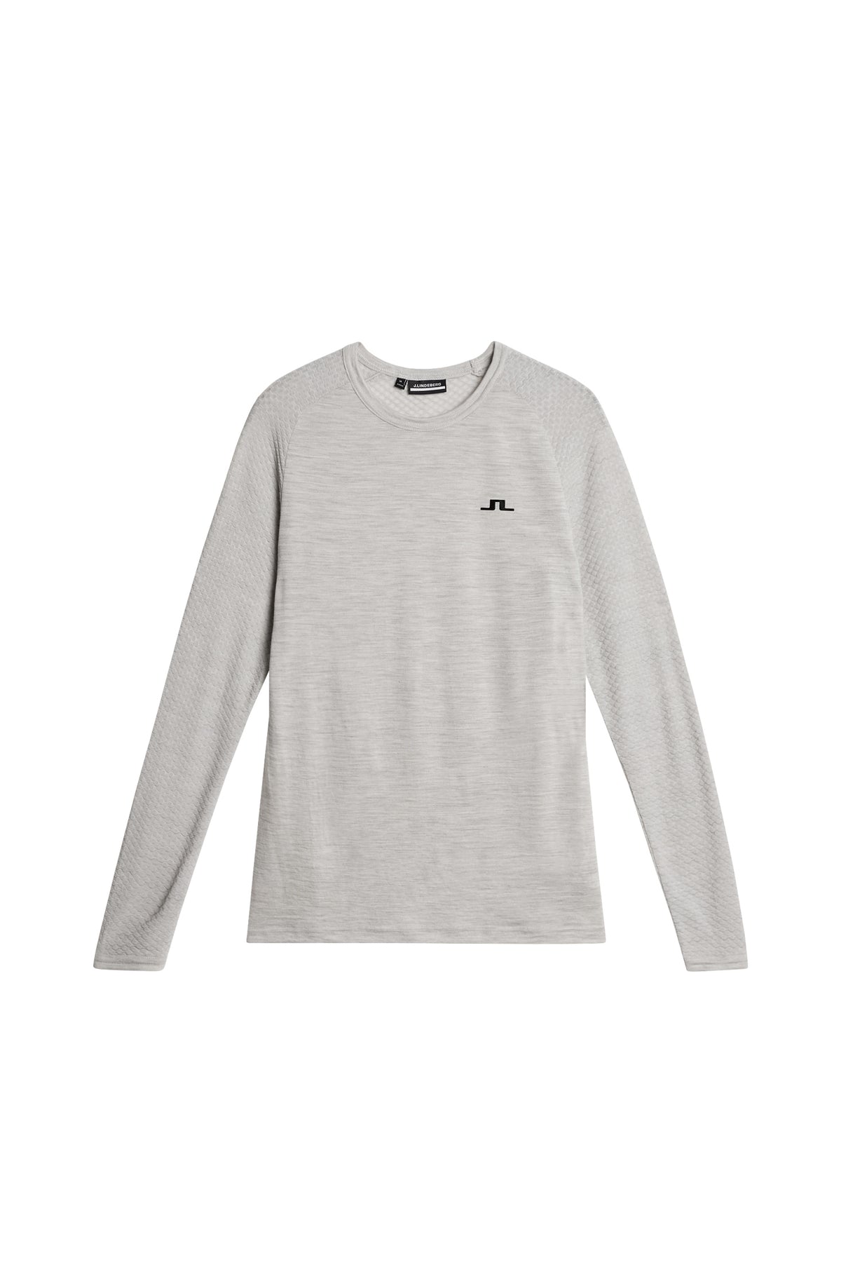 Bella Wool LS T-shirt in Light Grey Melange by J.Lindeberg