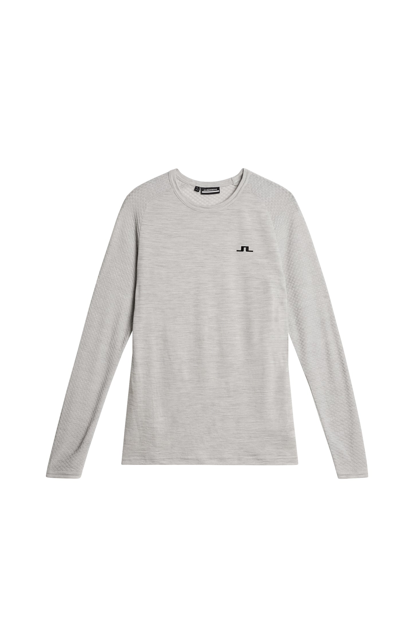 Bella Wool LS T-shirt in Light Grey Melange by J.Lindeberg