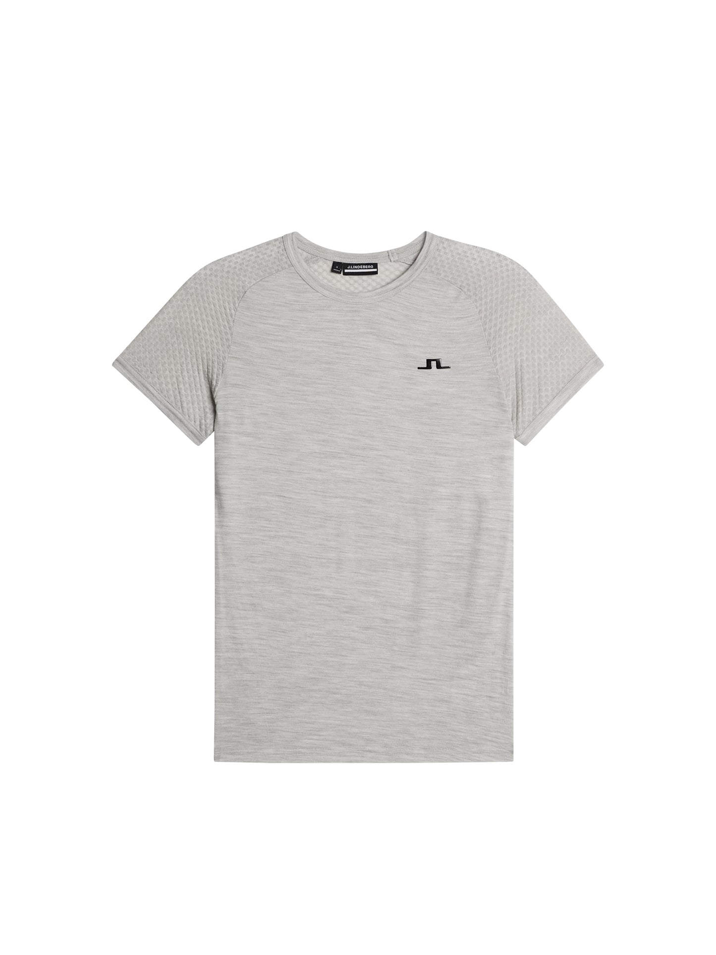 Bella Wool T-shirt in Light Grey Melange by J.Lindeberg