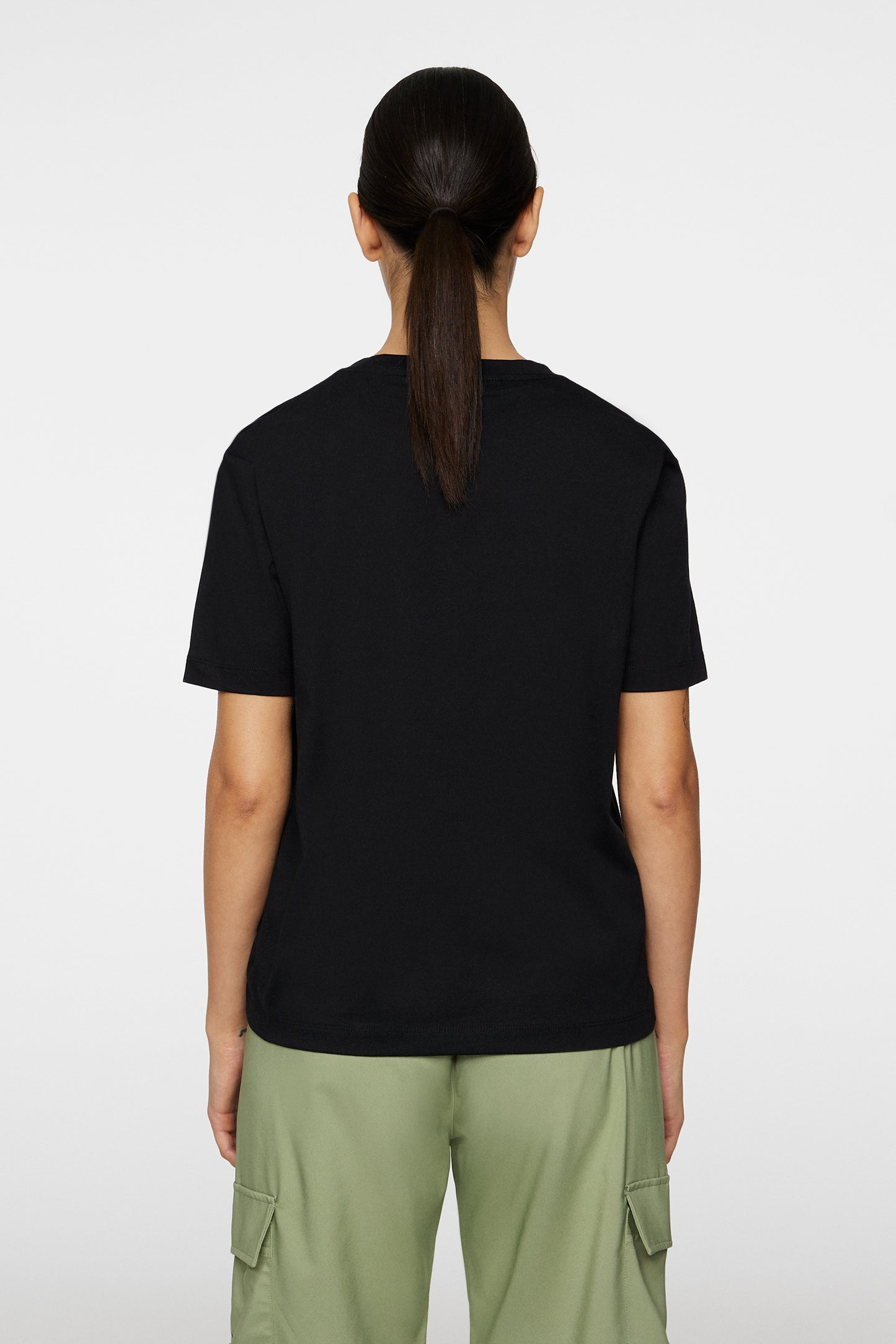 Laurel T-shirt in Black by J.Lindeberg