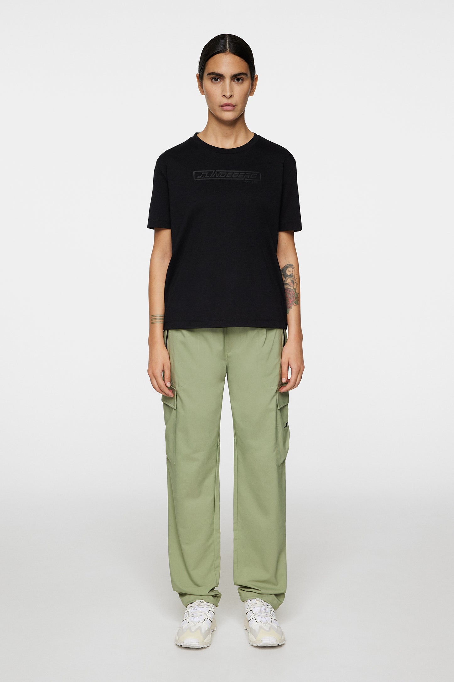 Laurel T-shirt in Black by J.Lindeberg