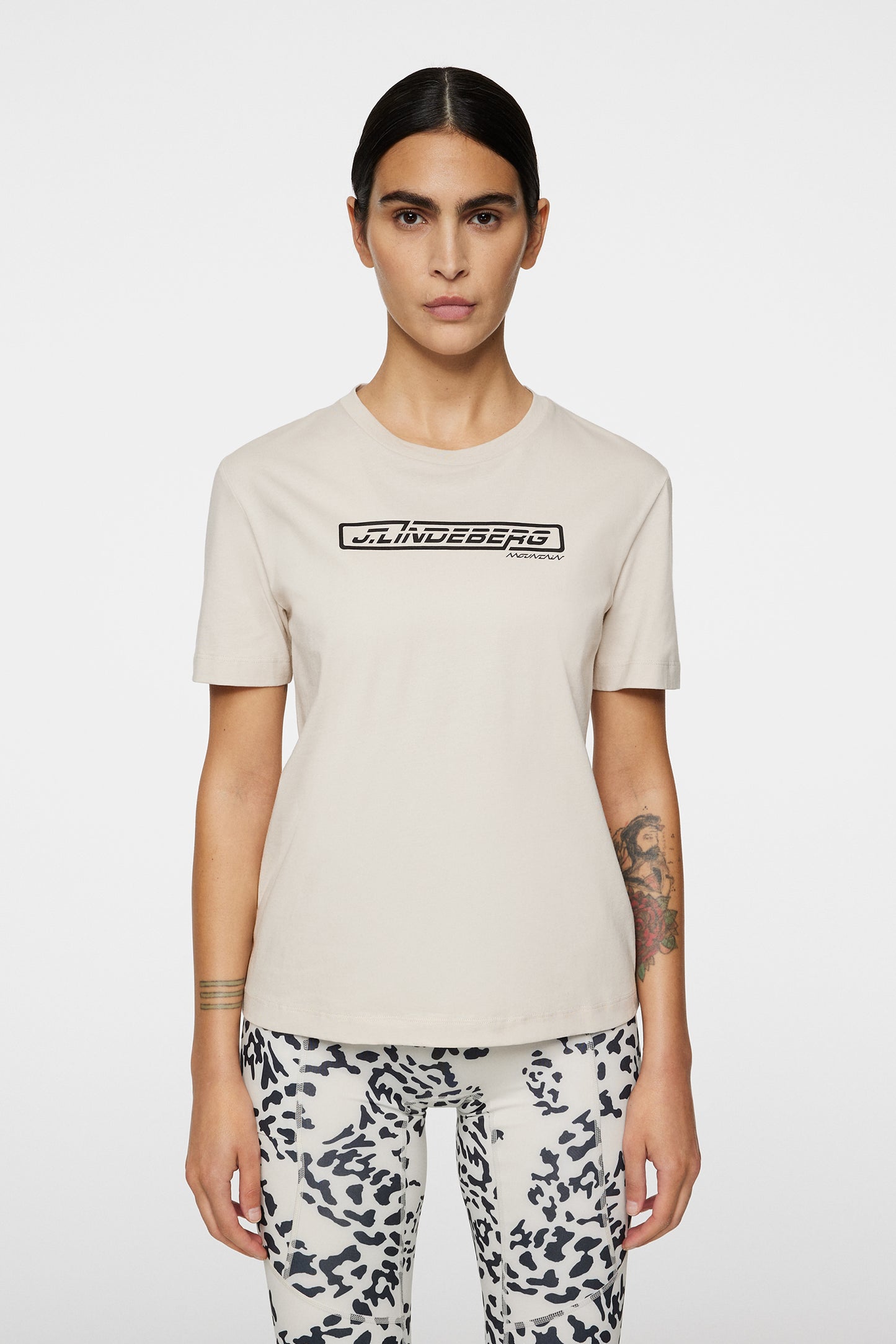 Laurel T-shirt in Moonbeam by J.Lindeberg