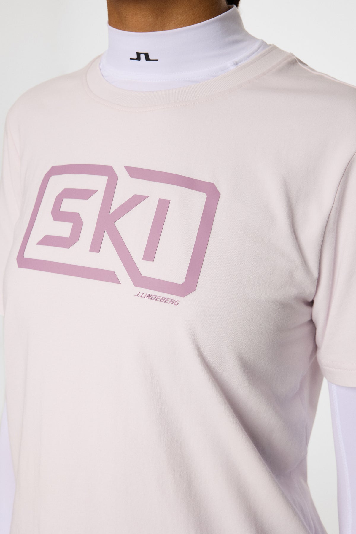 Malia T-shirt in Grey Lilac by J.Lindeberg