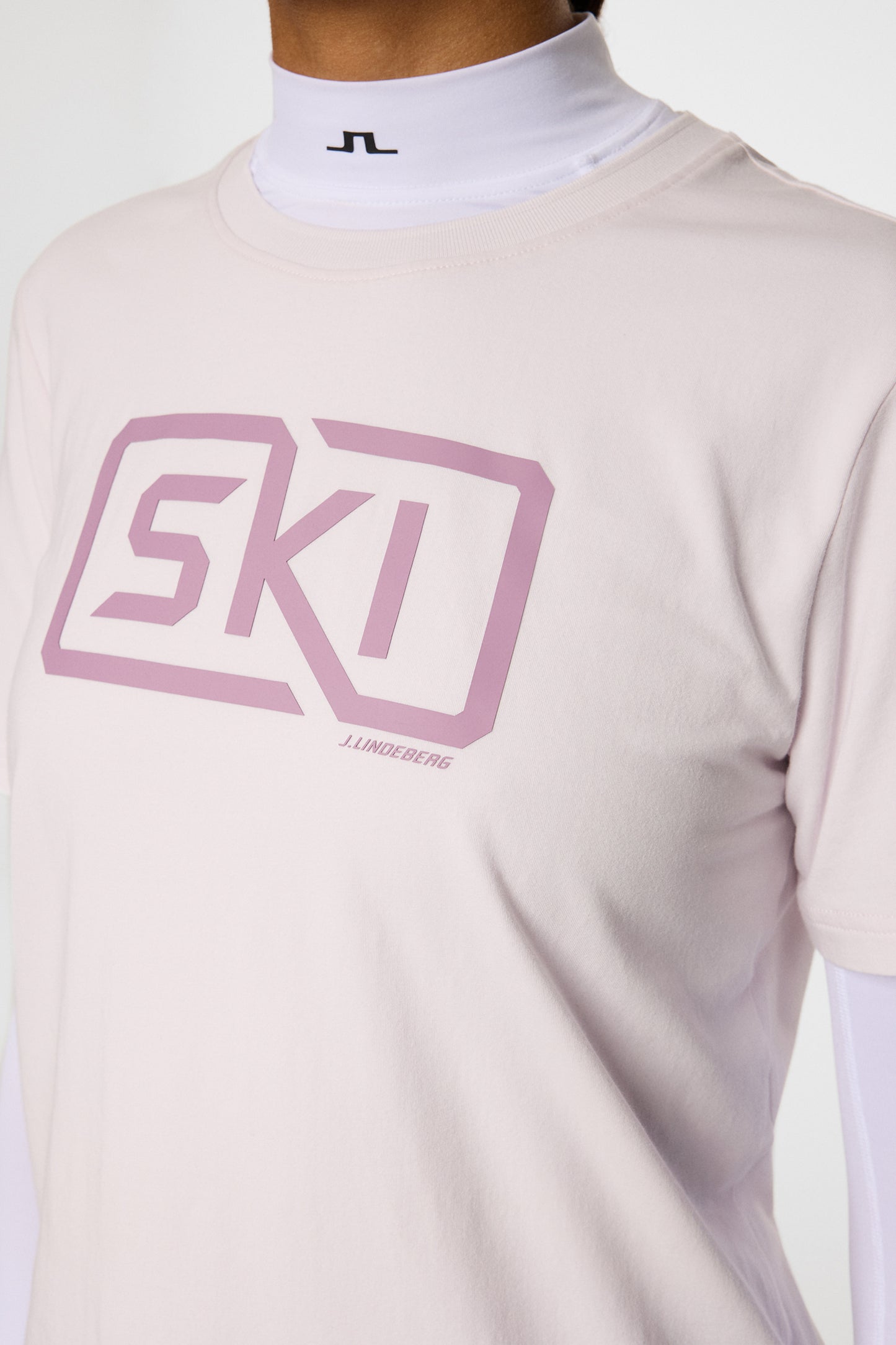 Malia T-shirt in Grey Lilac by J.Lindeberg