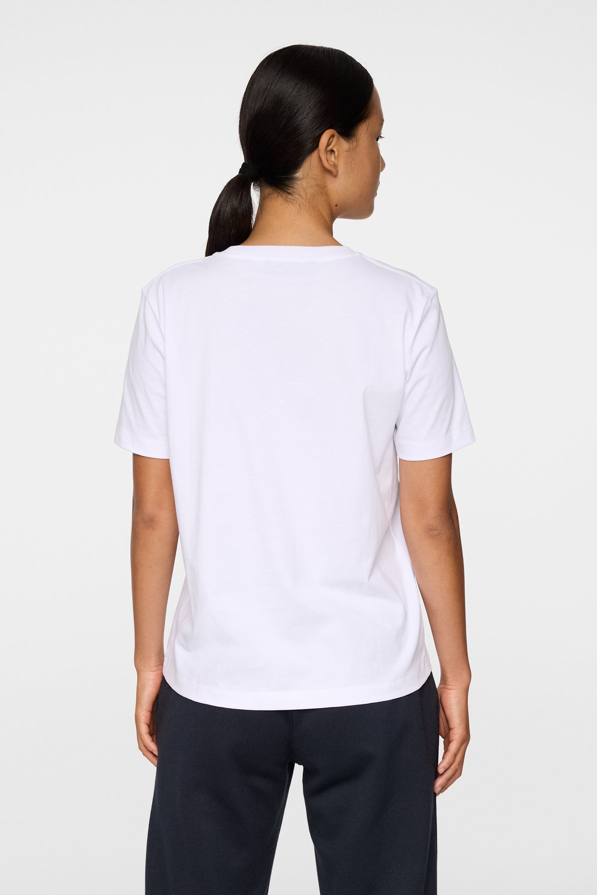 W Alpha T-shirt in White by J.Lindeberg