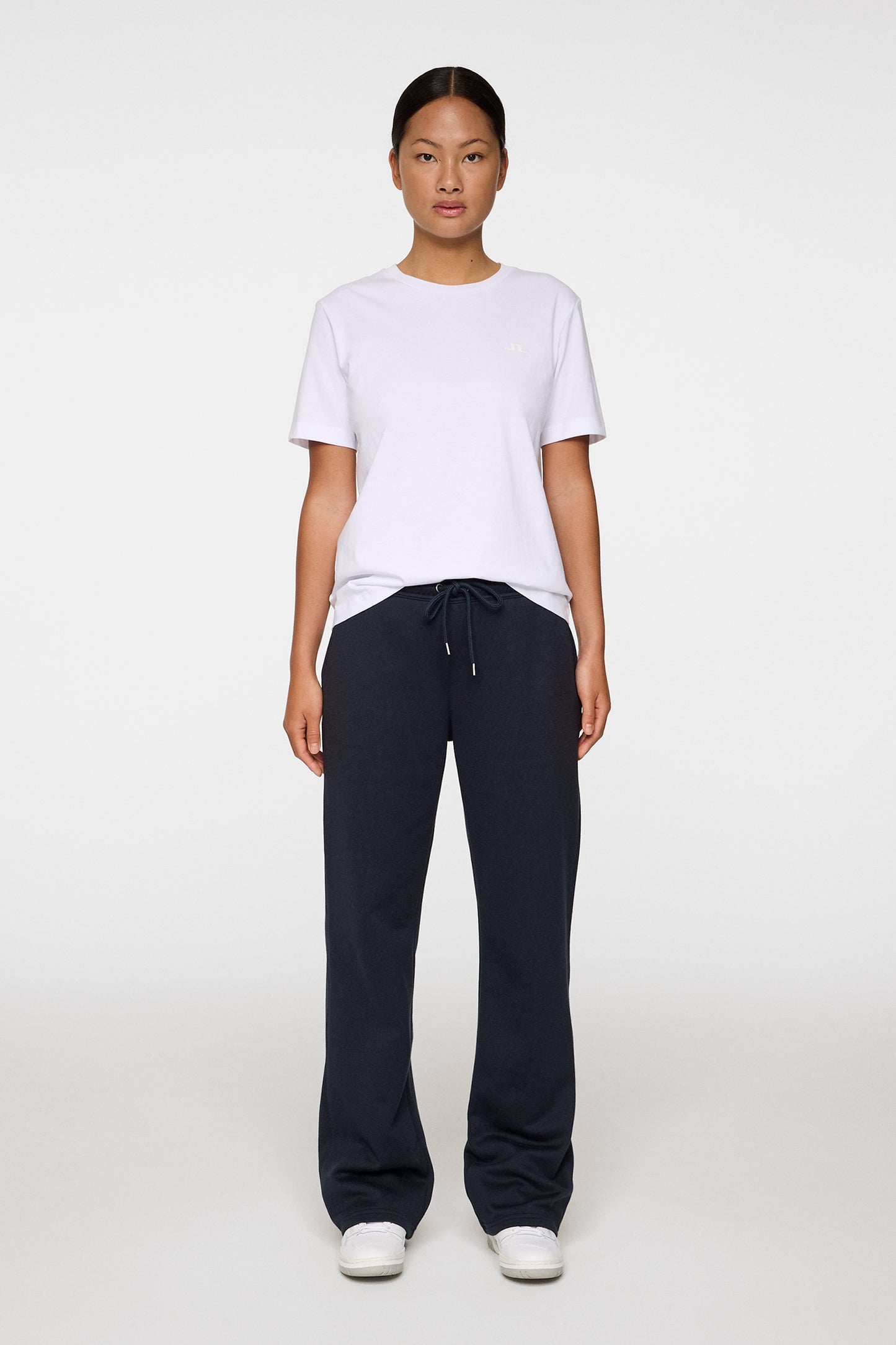 W Alpha T-shirt in White by J.Lindeberg